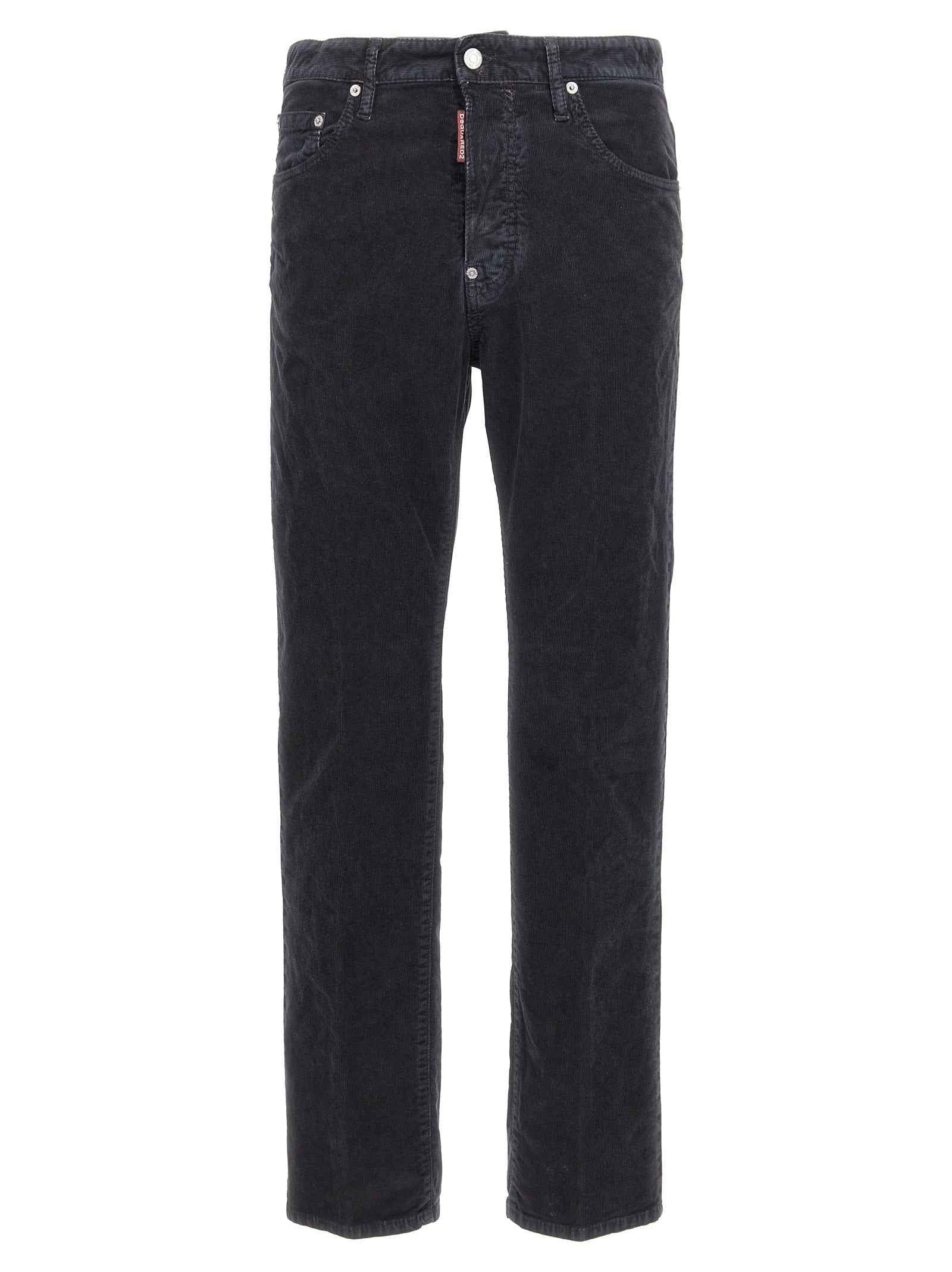 Dsquared² Blue Cotton Casual Pants