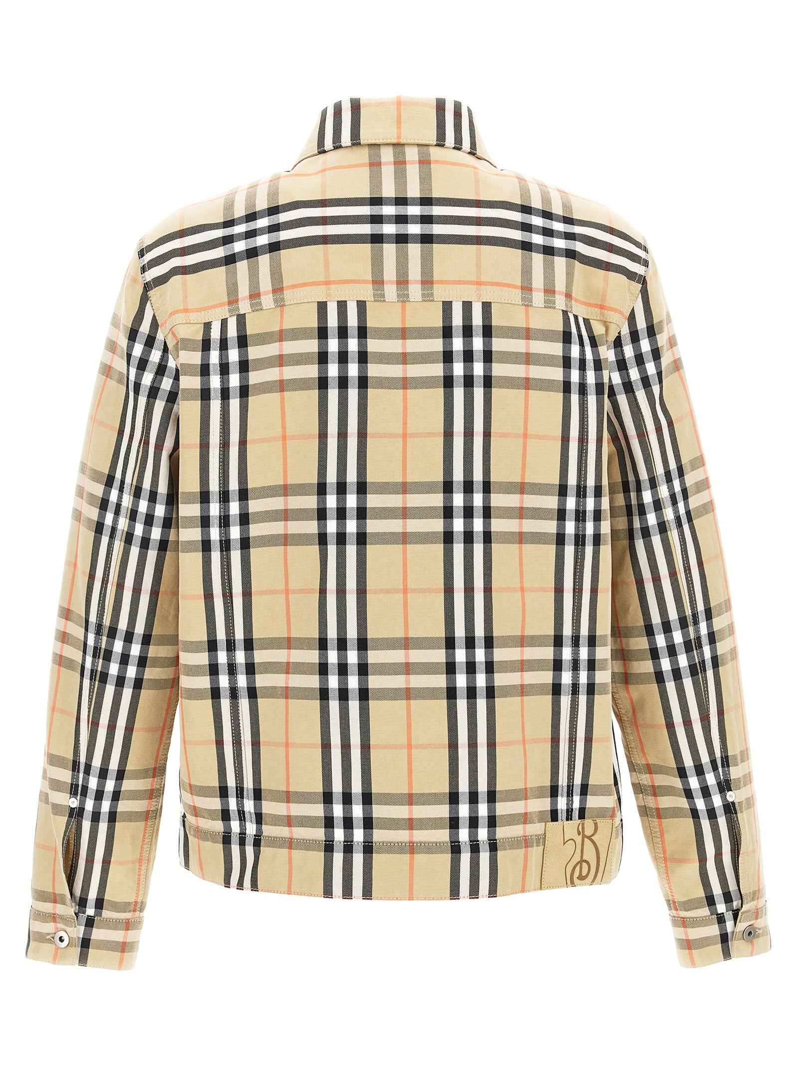 Burberry Beige Cotton Full-Length Jacket