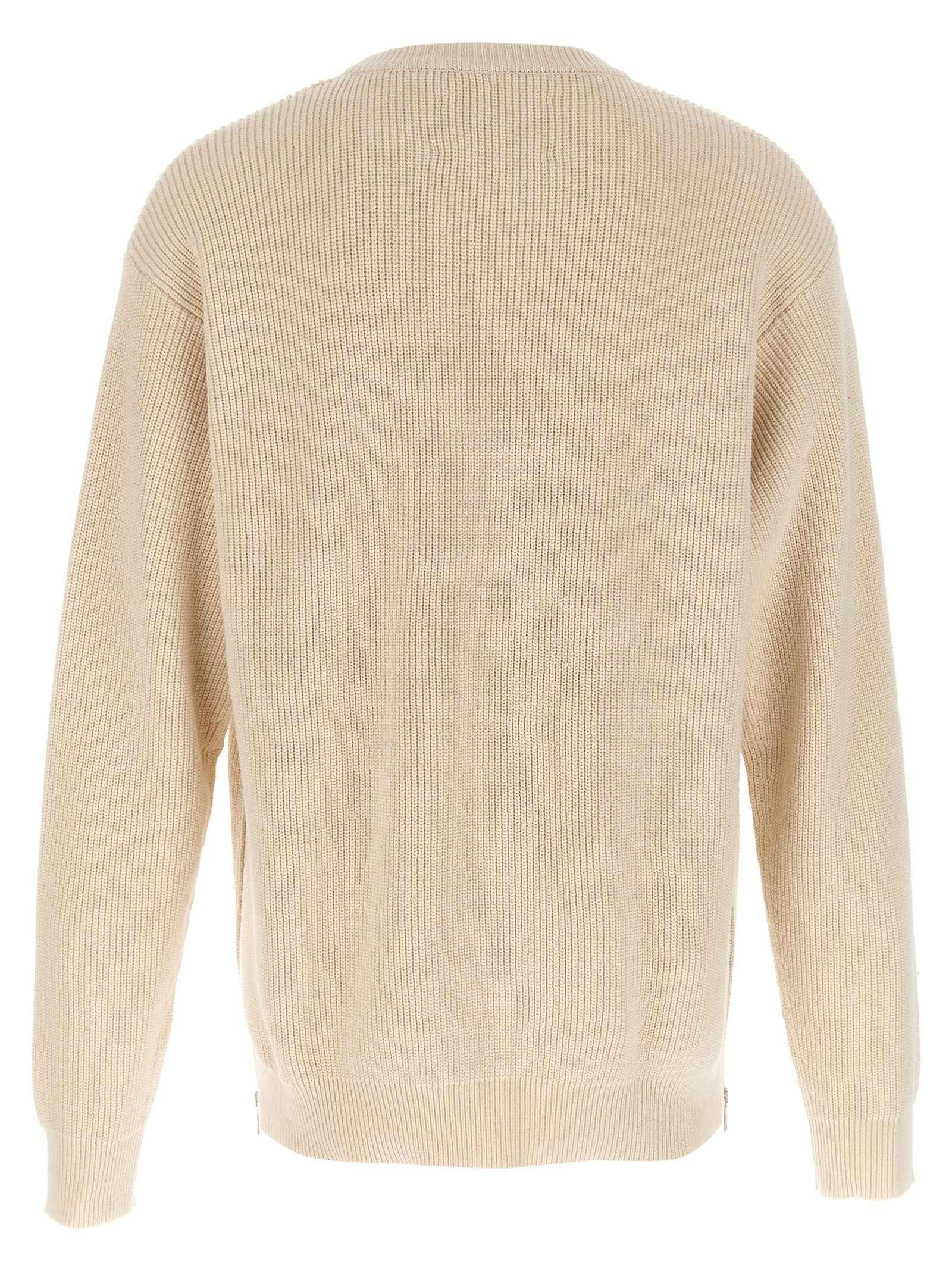 Jil Sander Beige Cotton Cardigan