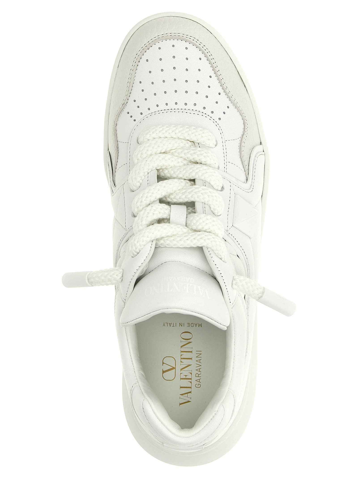 Valentino Garavani White Calfskin Chunky Sneakers