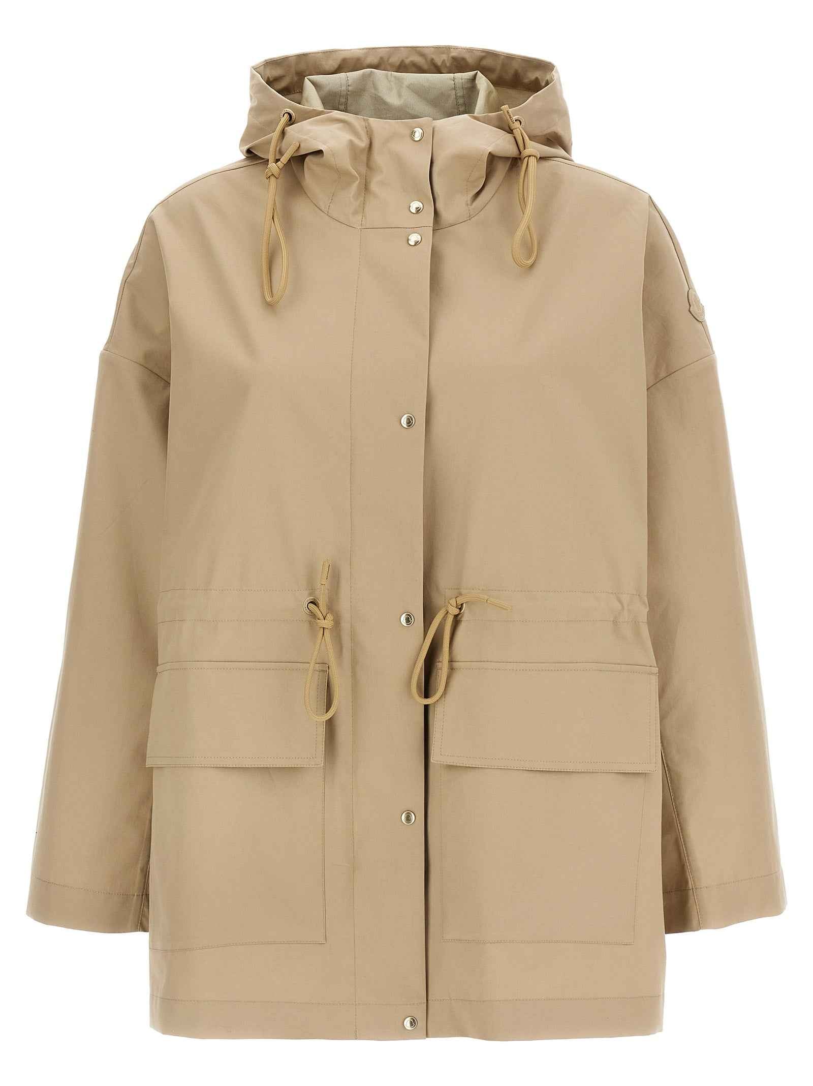 Moncler Beige Cotton Parka