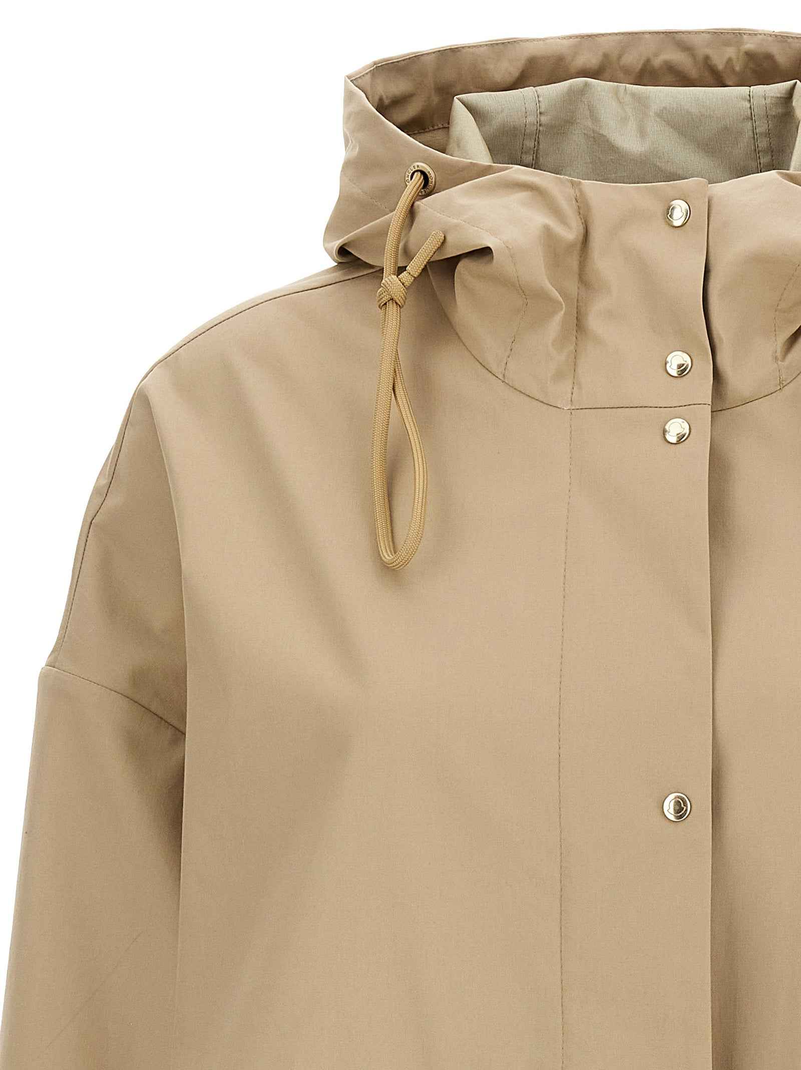Moncler Beige Cotton Parka