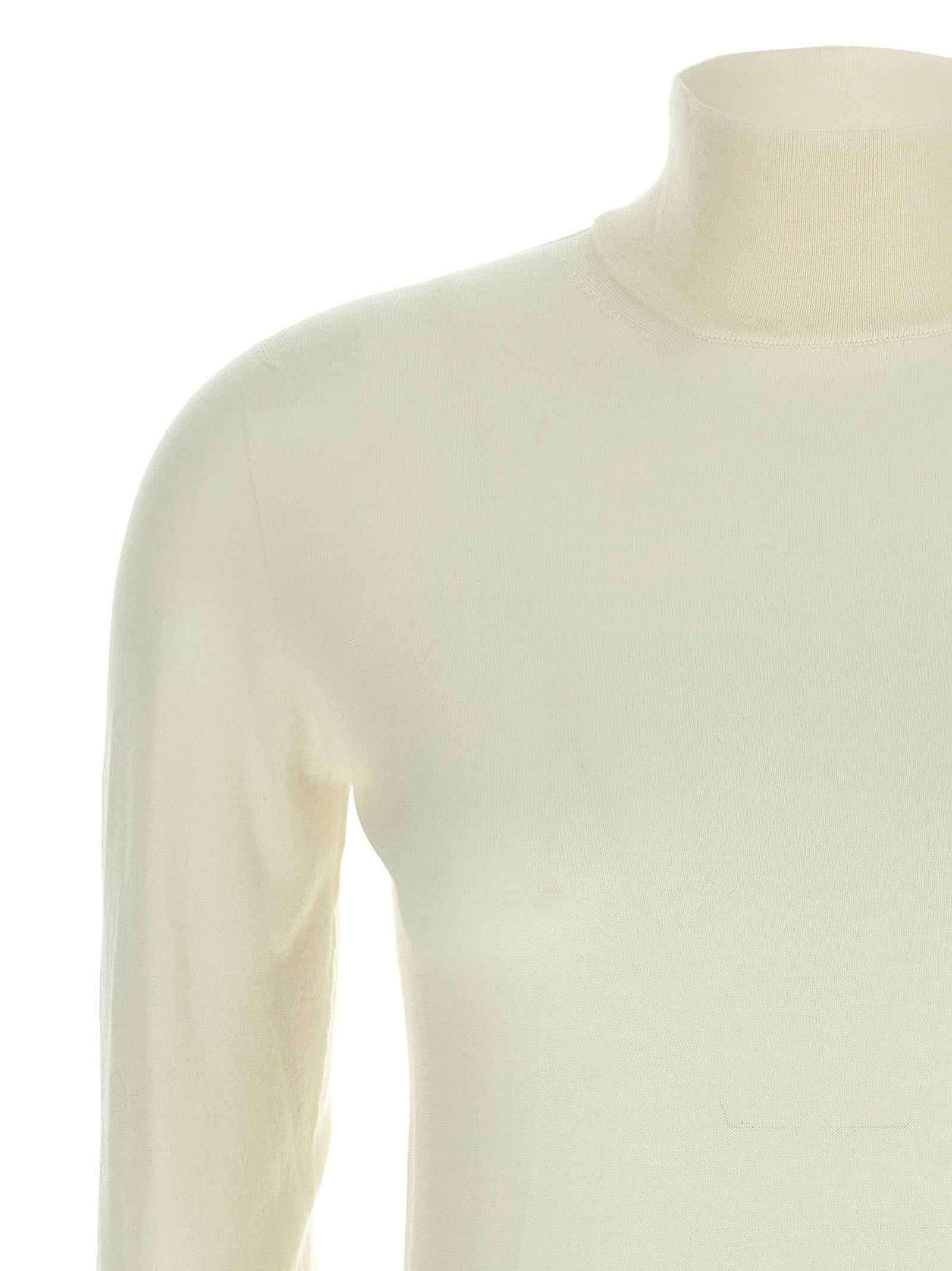 Max Mara White Virgin Wool Cardigan