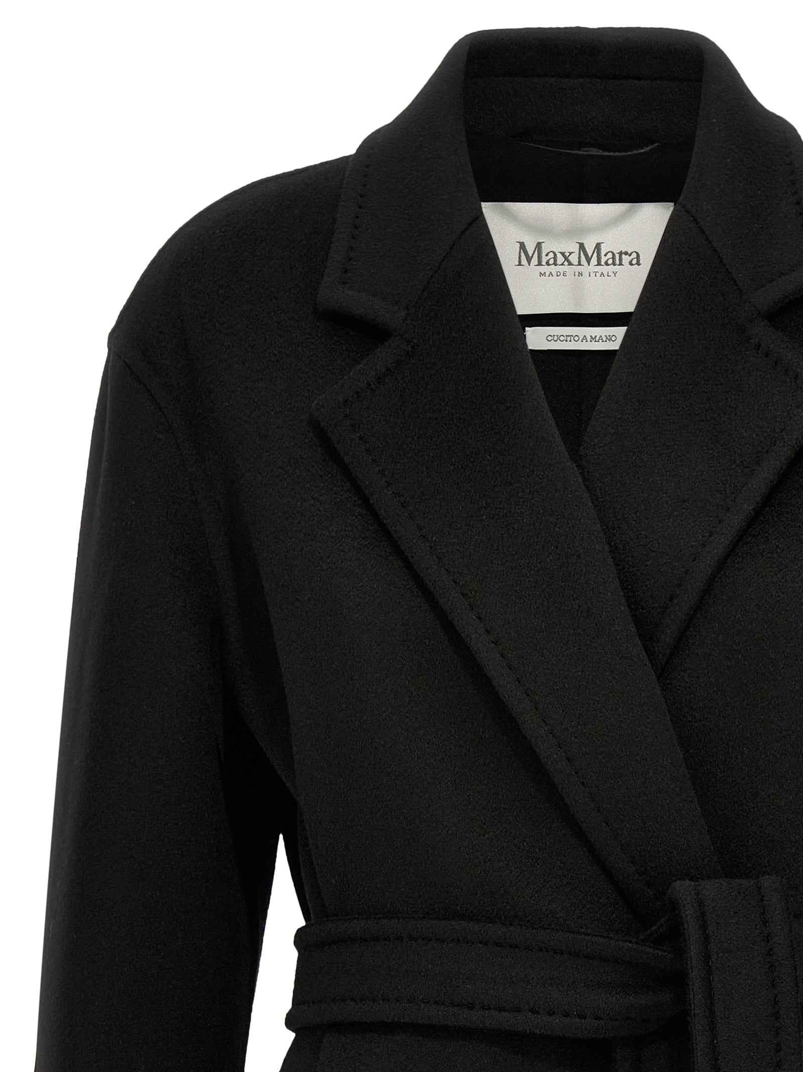 Max Mara Black Cashmere Coat