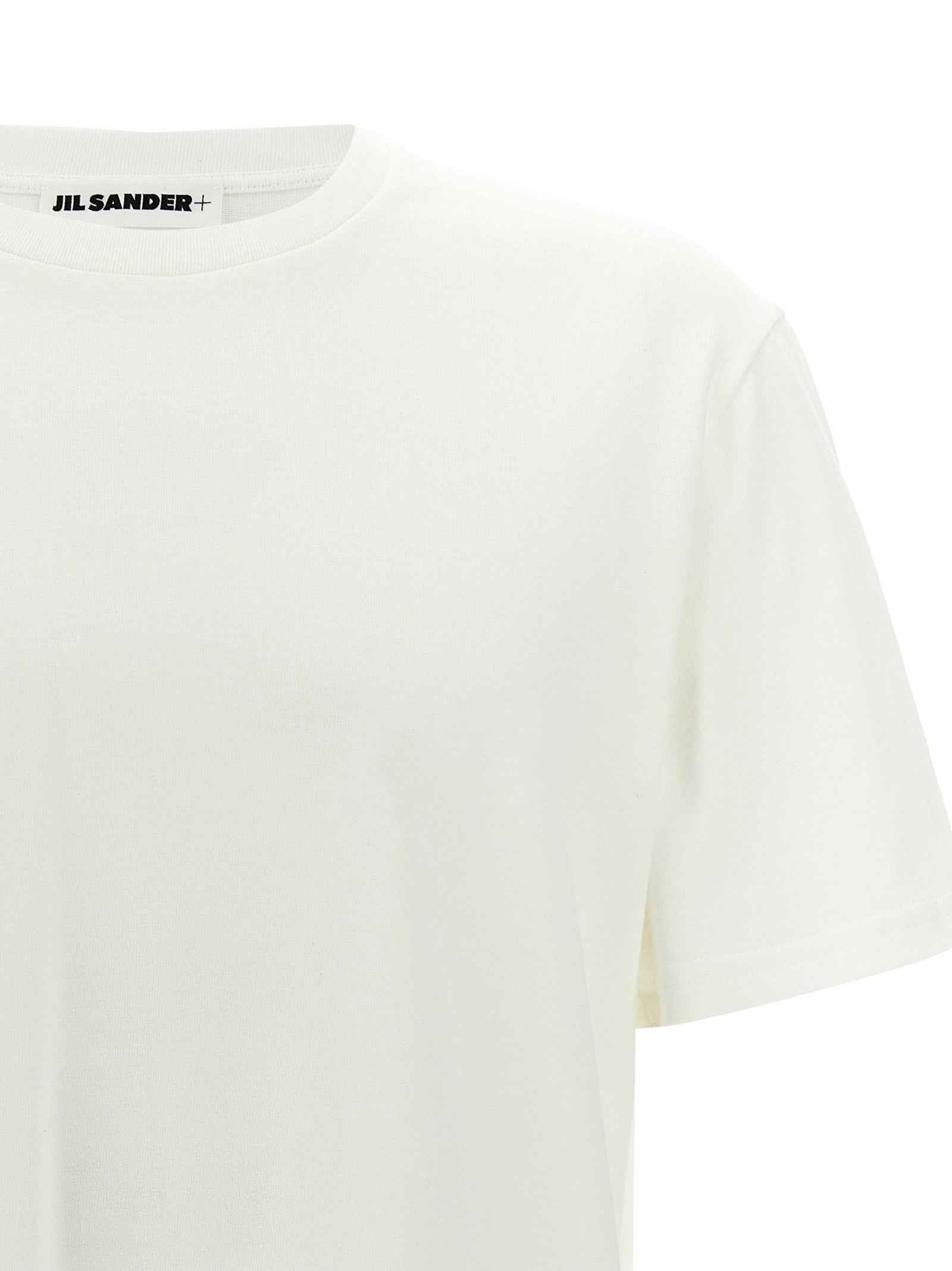 Jil Sander White Cotton T-Shirt