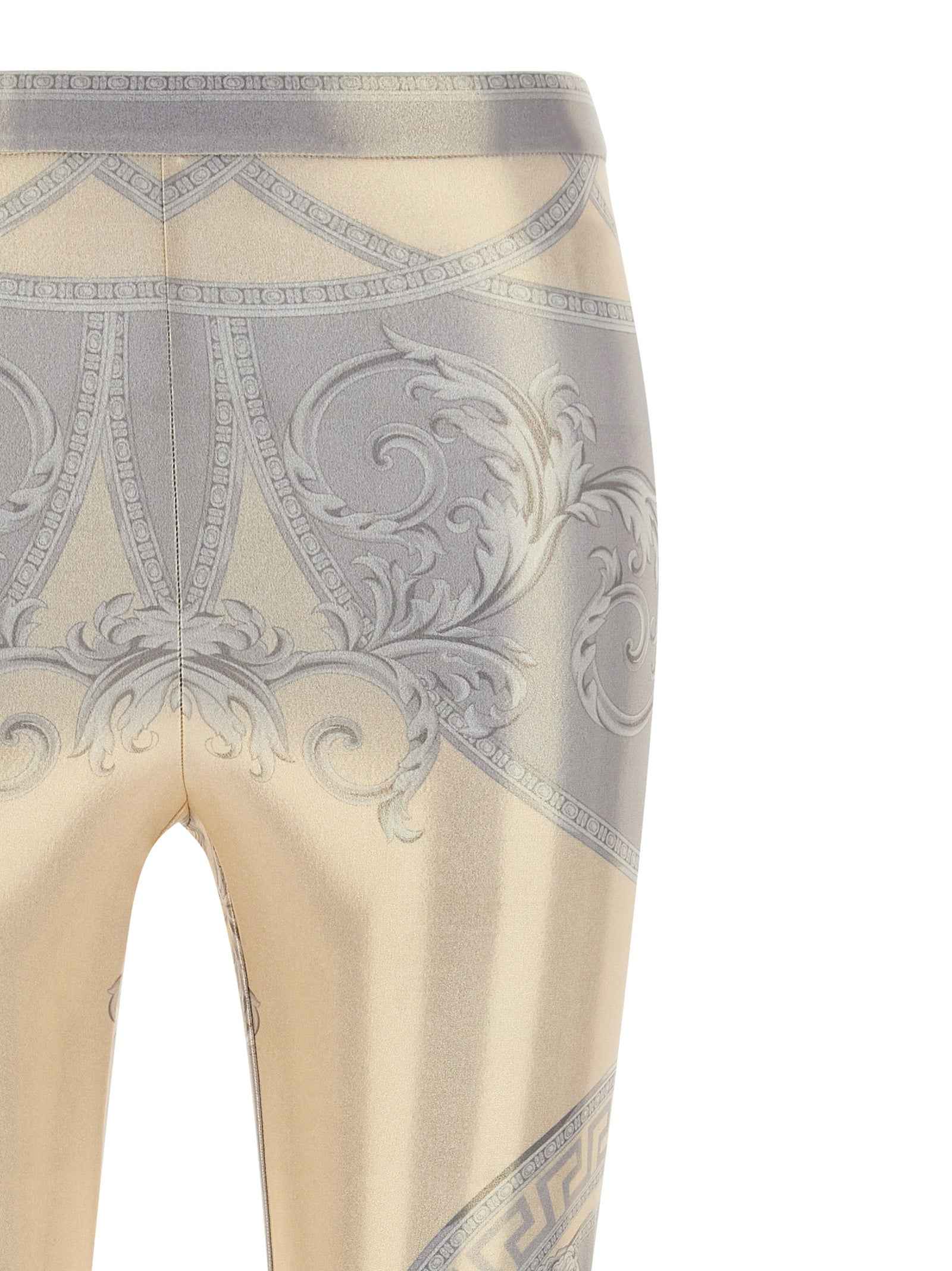 Versace Multicolor Polyester Leggings