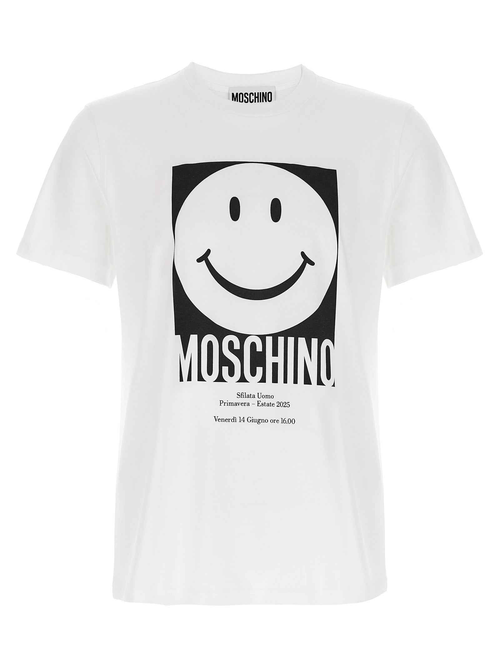 Moschino White Cotton T-Shirt