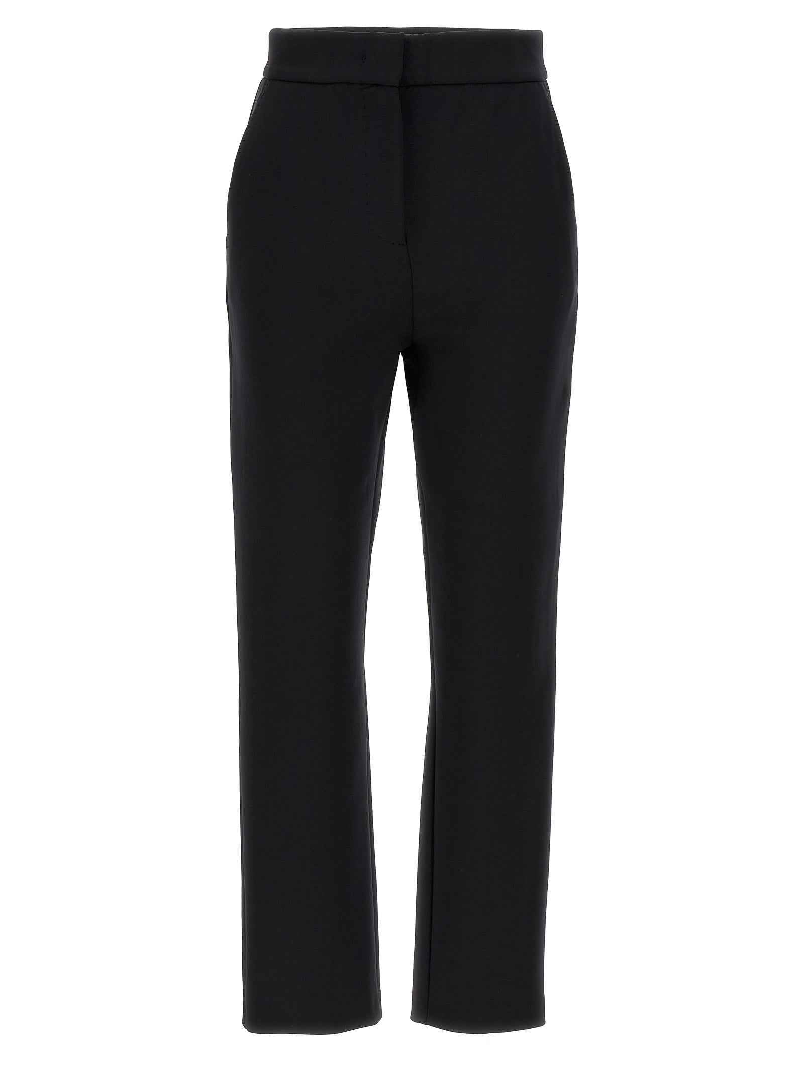 Max Mara Black Polyamide Casual Pants