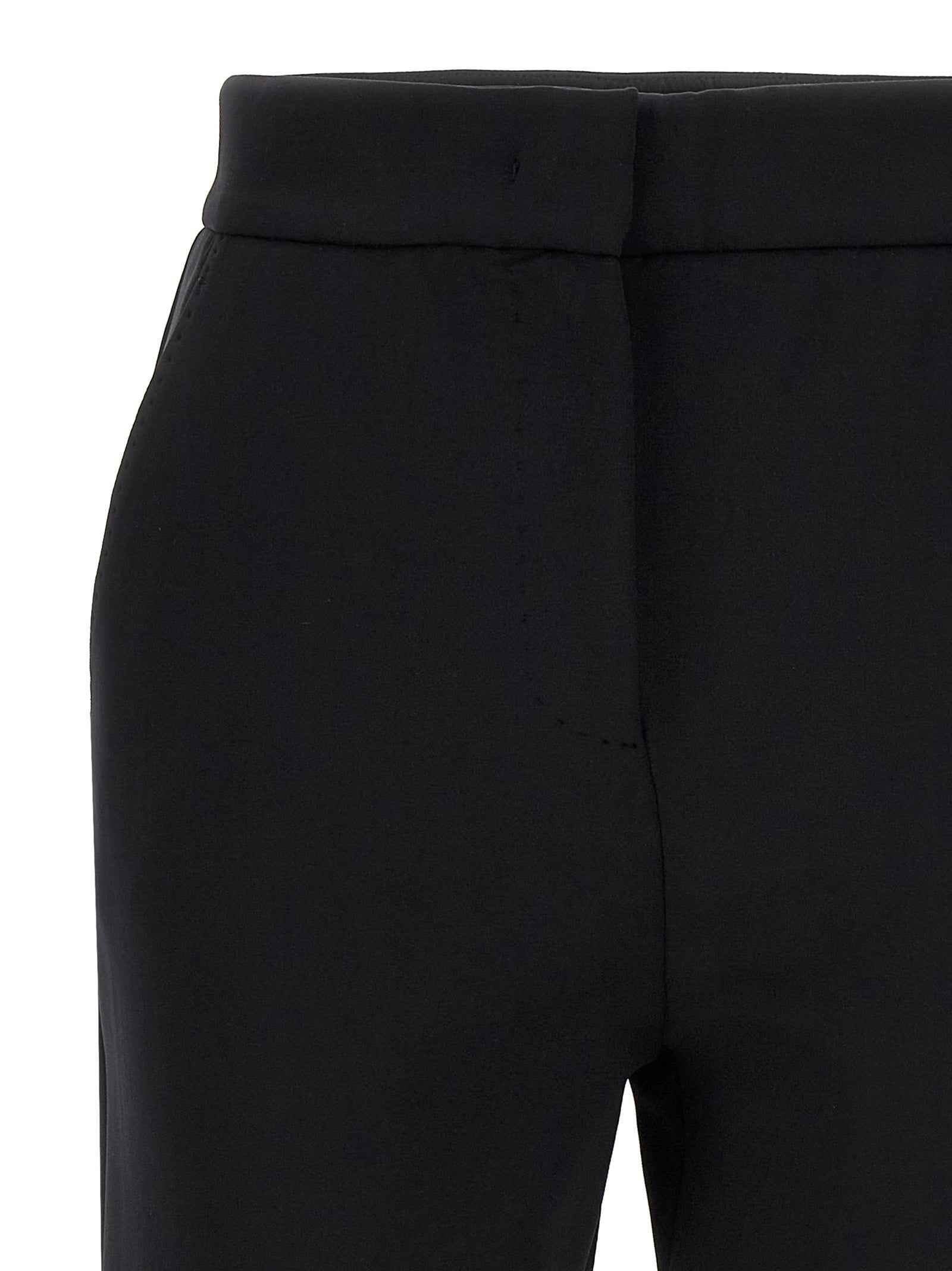 Max Mara Black Polyamide Casual Pants