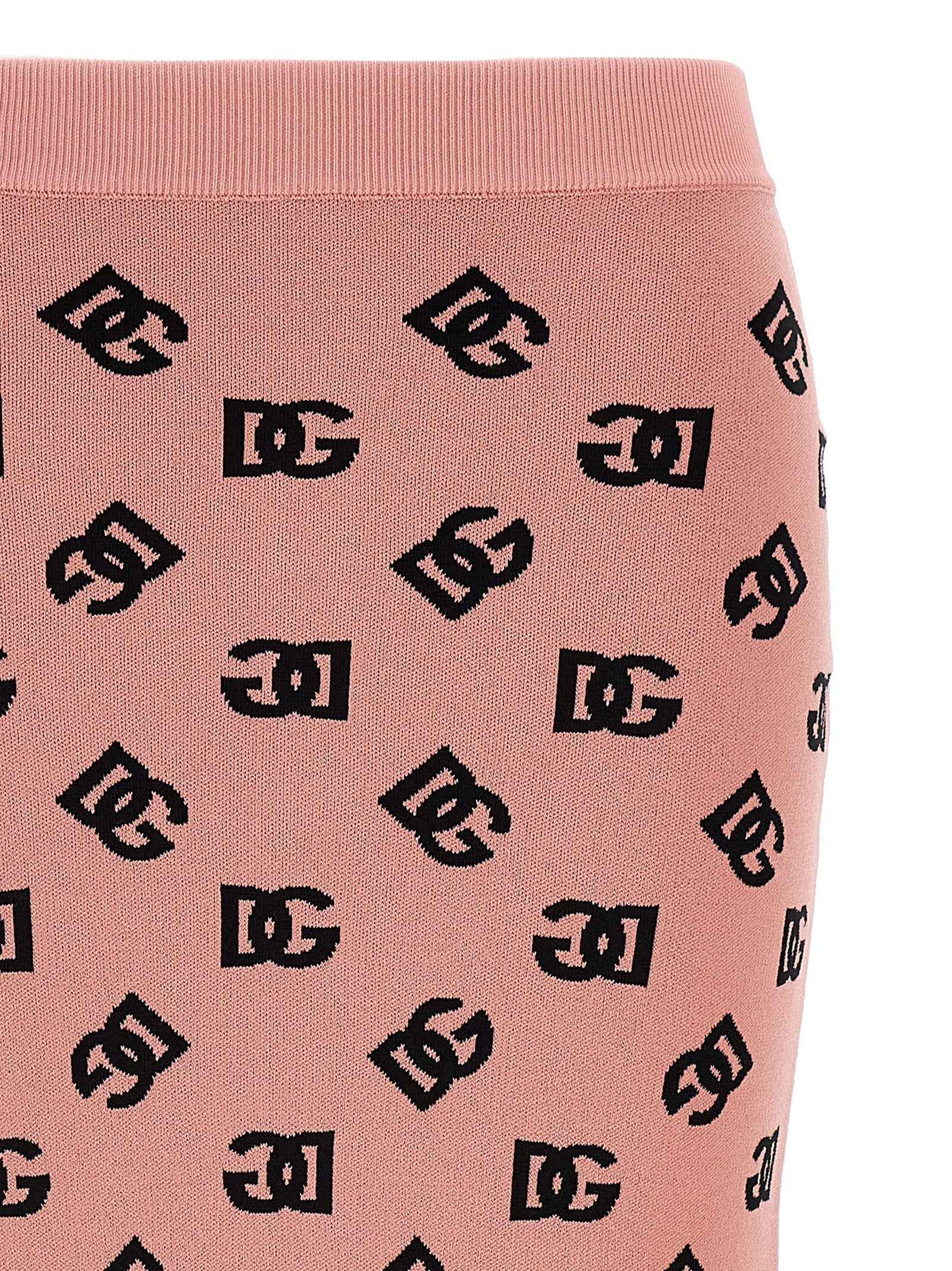Dolce & Gabbana Multicolor Viscose Midi Skirt