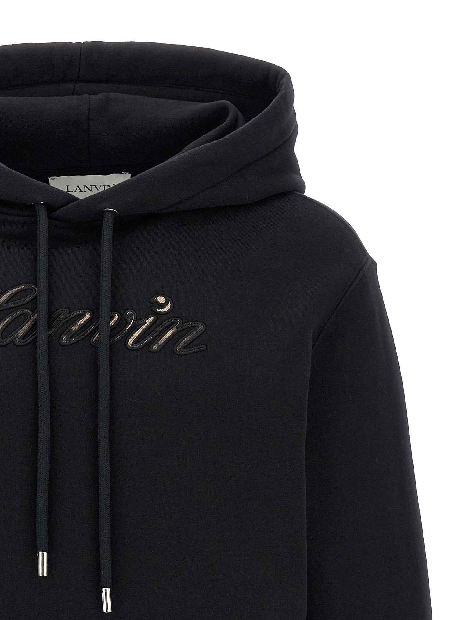 Lanvin Black Cotton Sweatshirt