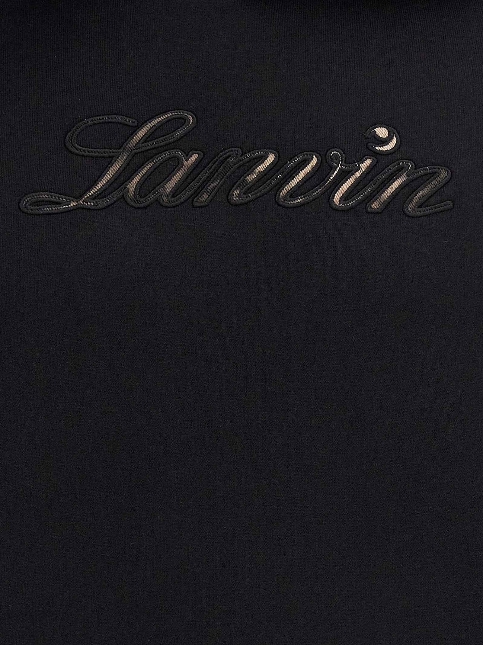 Lanvin Black Cotton Sweatshirt