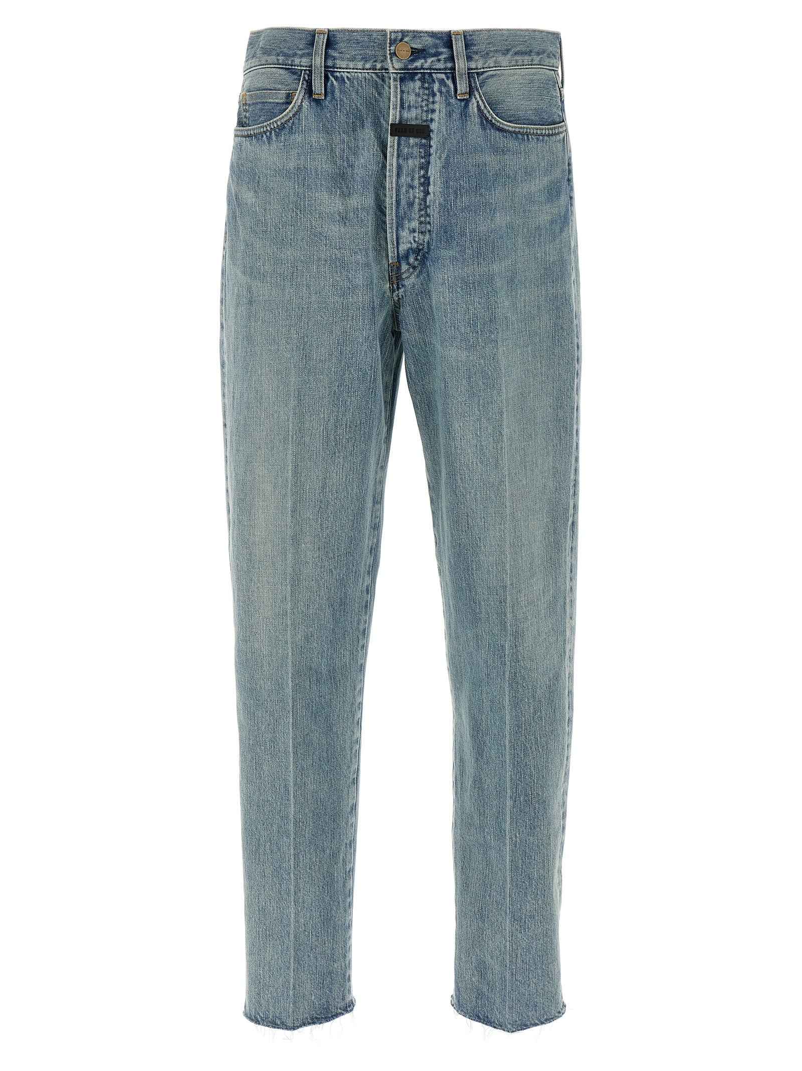 Fear Of God Blue Cotton Jeans Denim