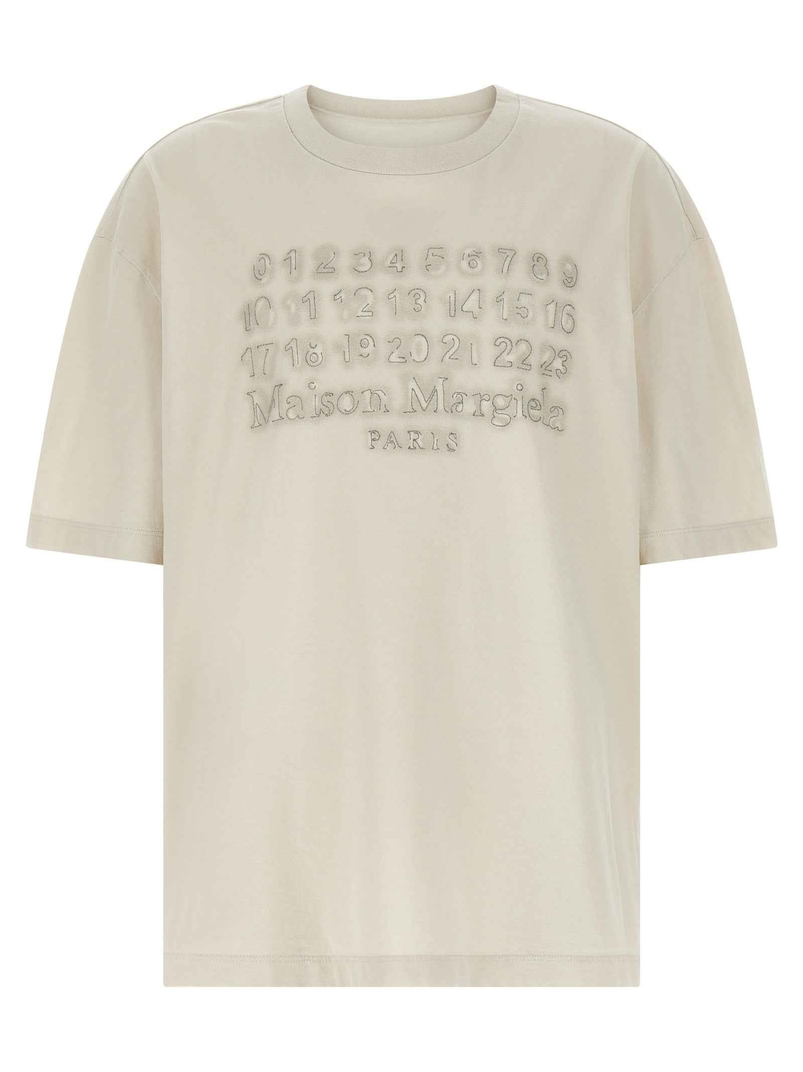 Maison Margiela Beige Cotton T-Shirt