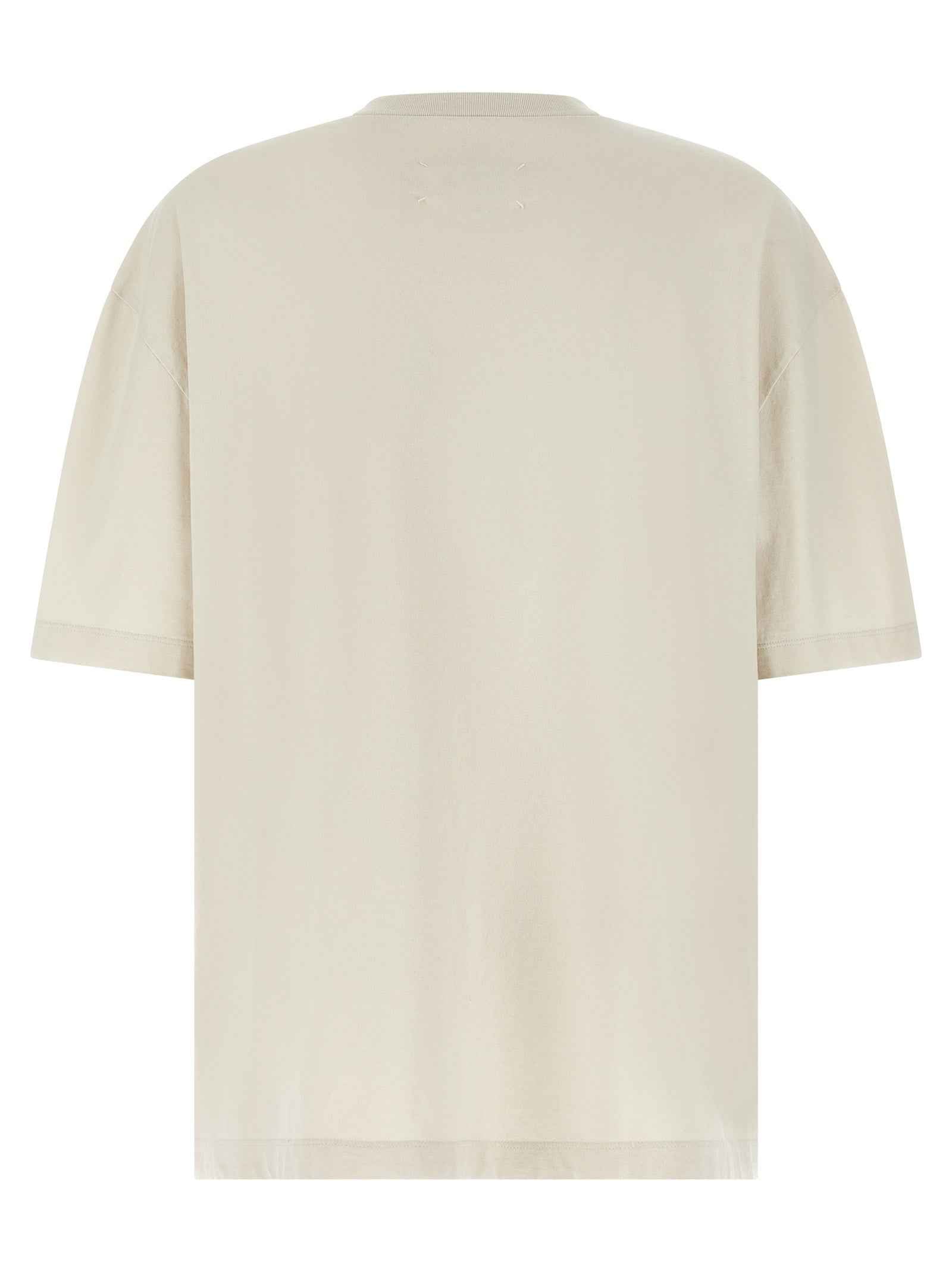 Maison Margiela Beige Cotton T-Shirt
