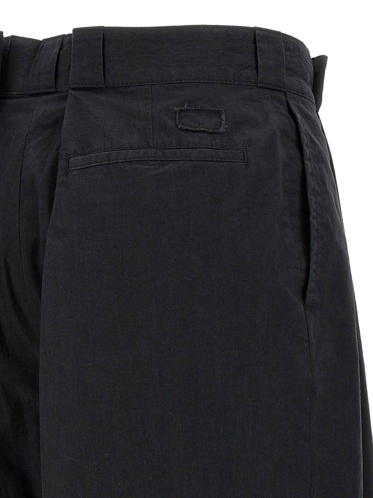 Maison Margiela Black Cotton Casual Pants