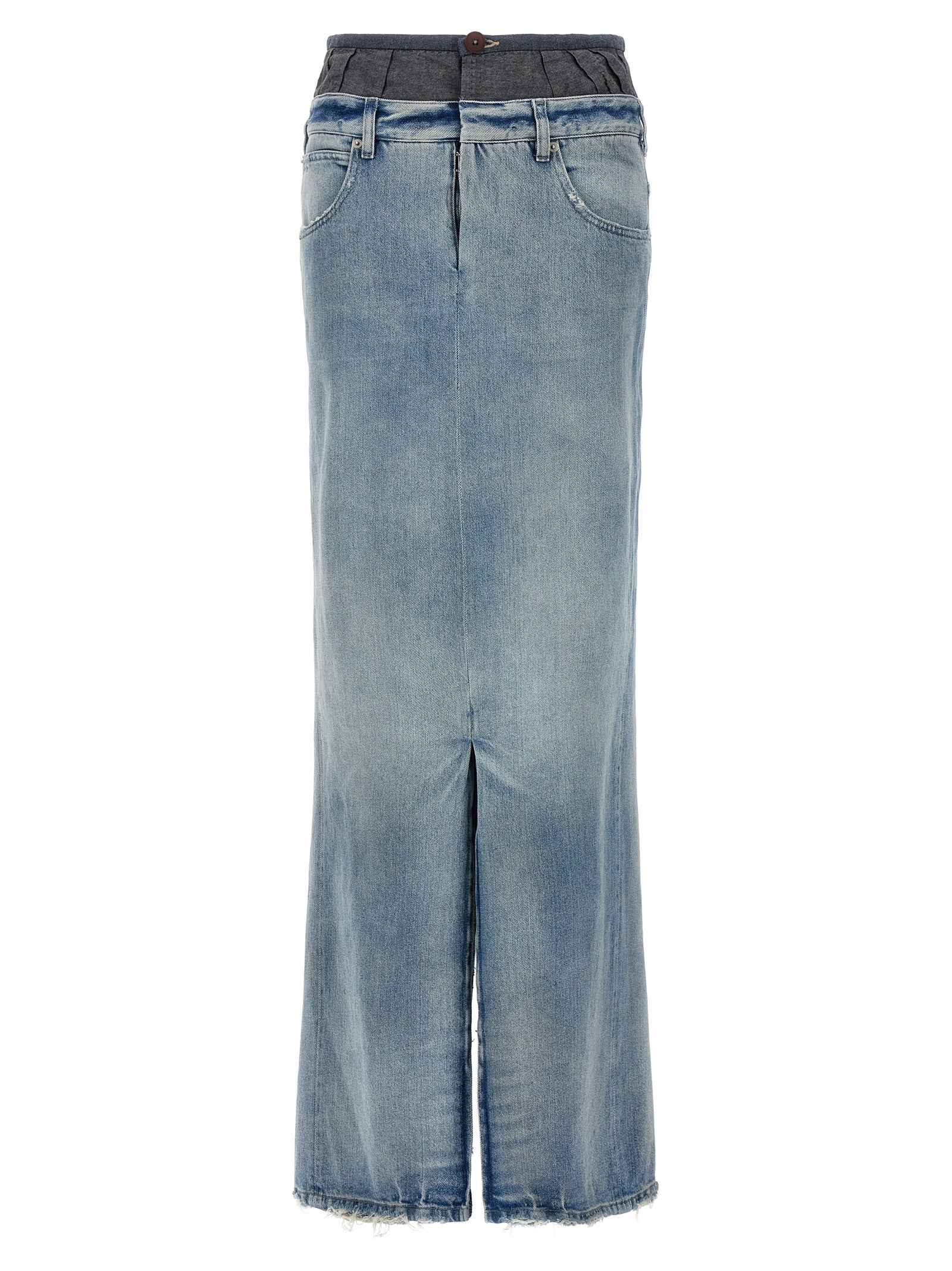 Maison Margiela Multicolor Cotton Mini Skirt