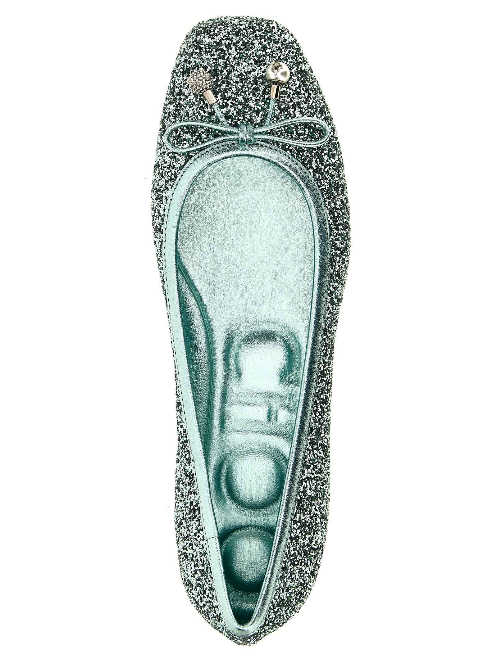 Jimmy Choo Bicolor Textile Ballet Flats