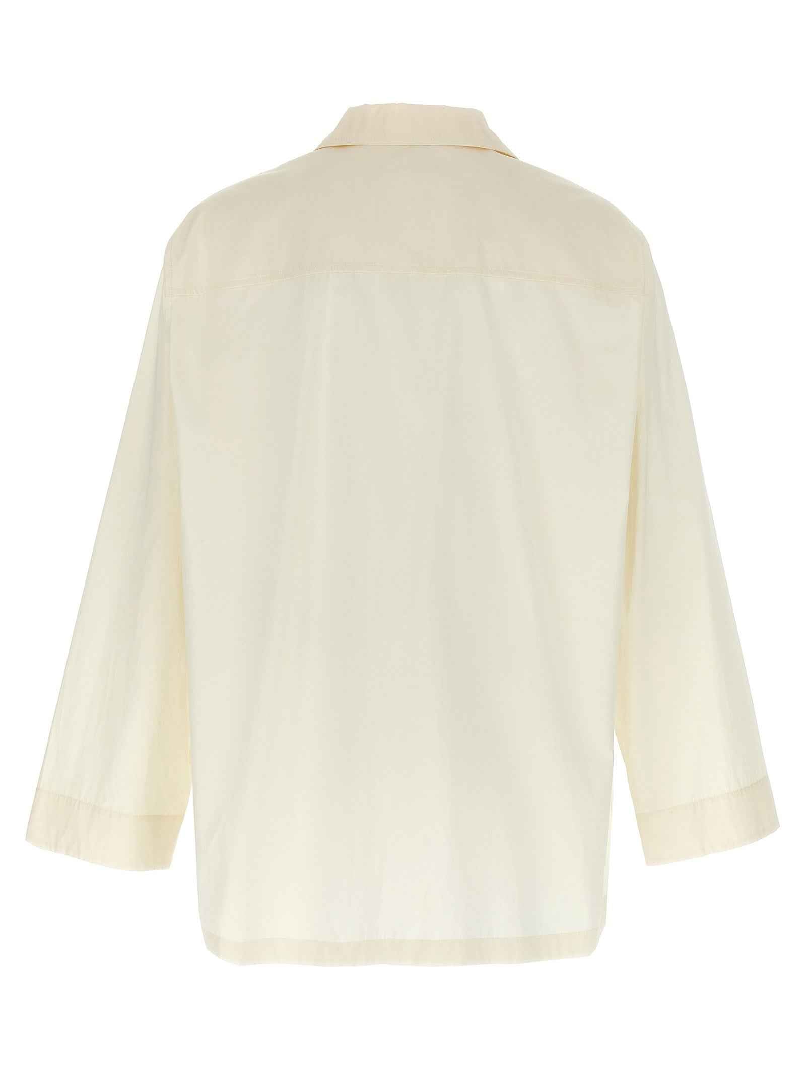 Jil Sander White Cotton Blouse