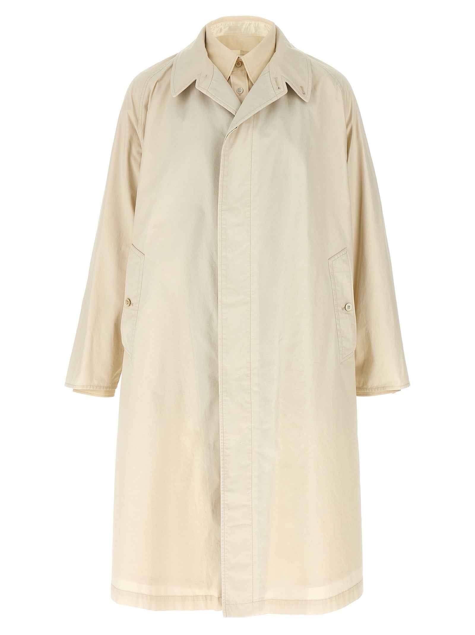 Maison Margiela Beige Cotton Coat