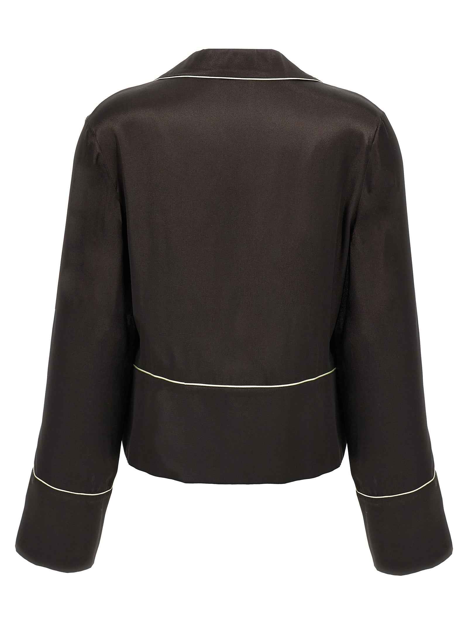 Off-White Black Acetate Blouse