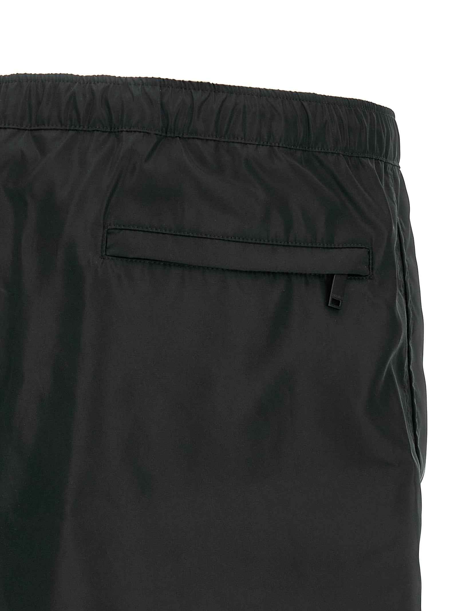 Valentino Garavani Black Polyamide Swim Shorts