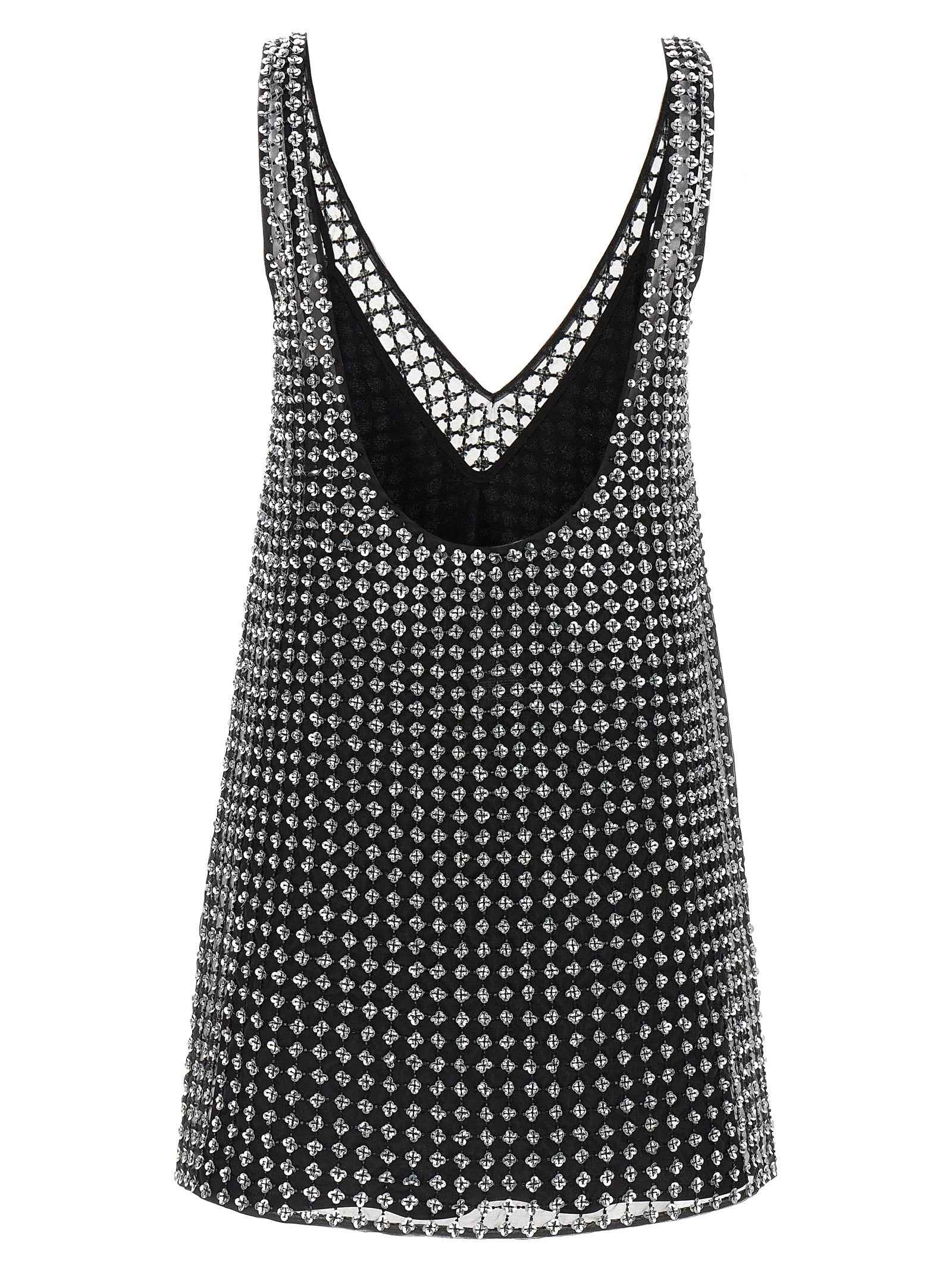 Max Mara Black Silk Short Dress