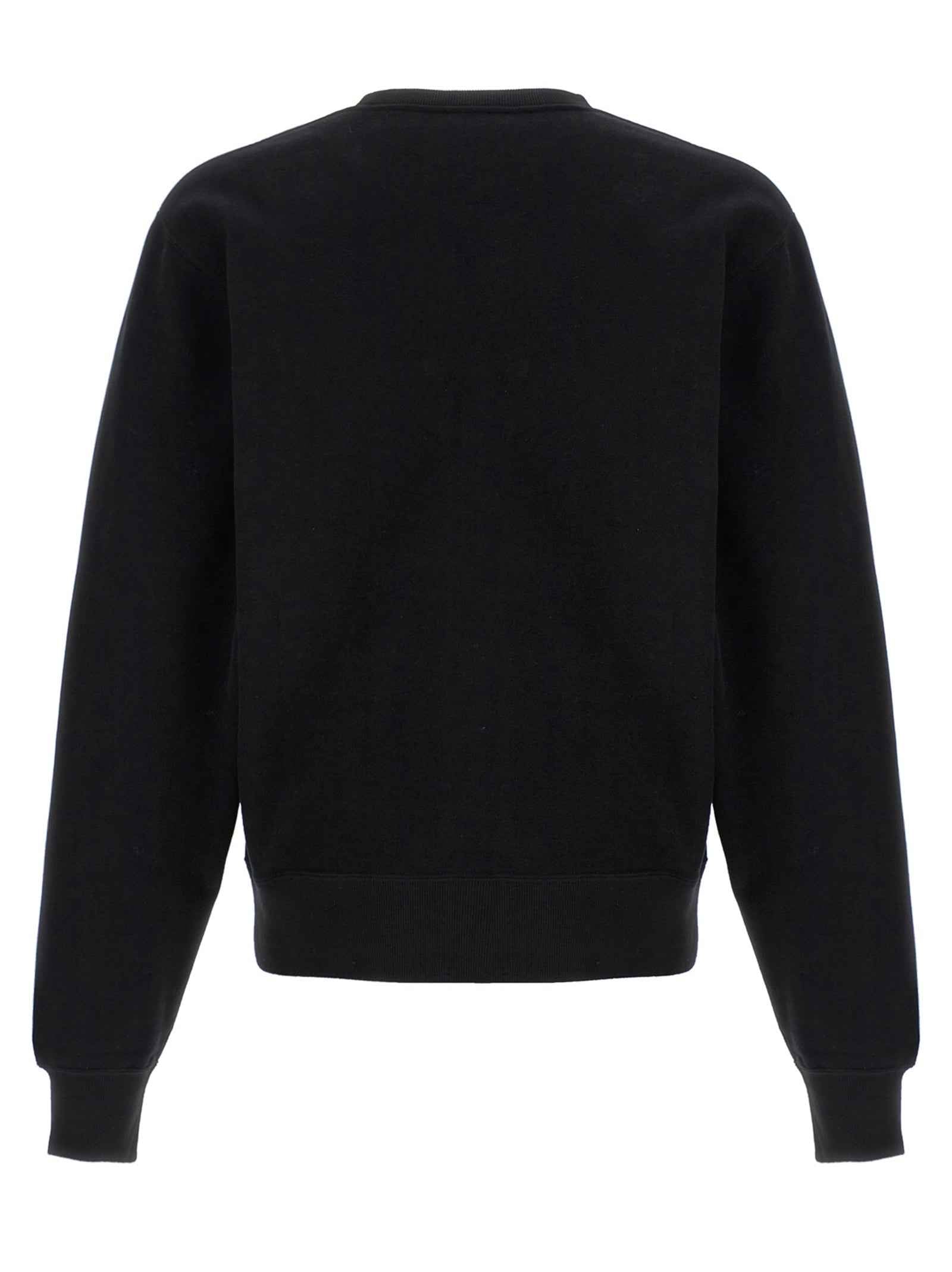 Saint Laurent Black Cotton Sweatshirt