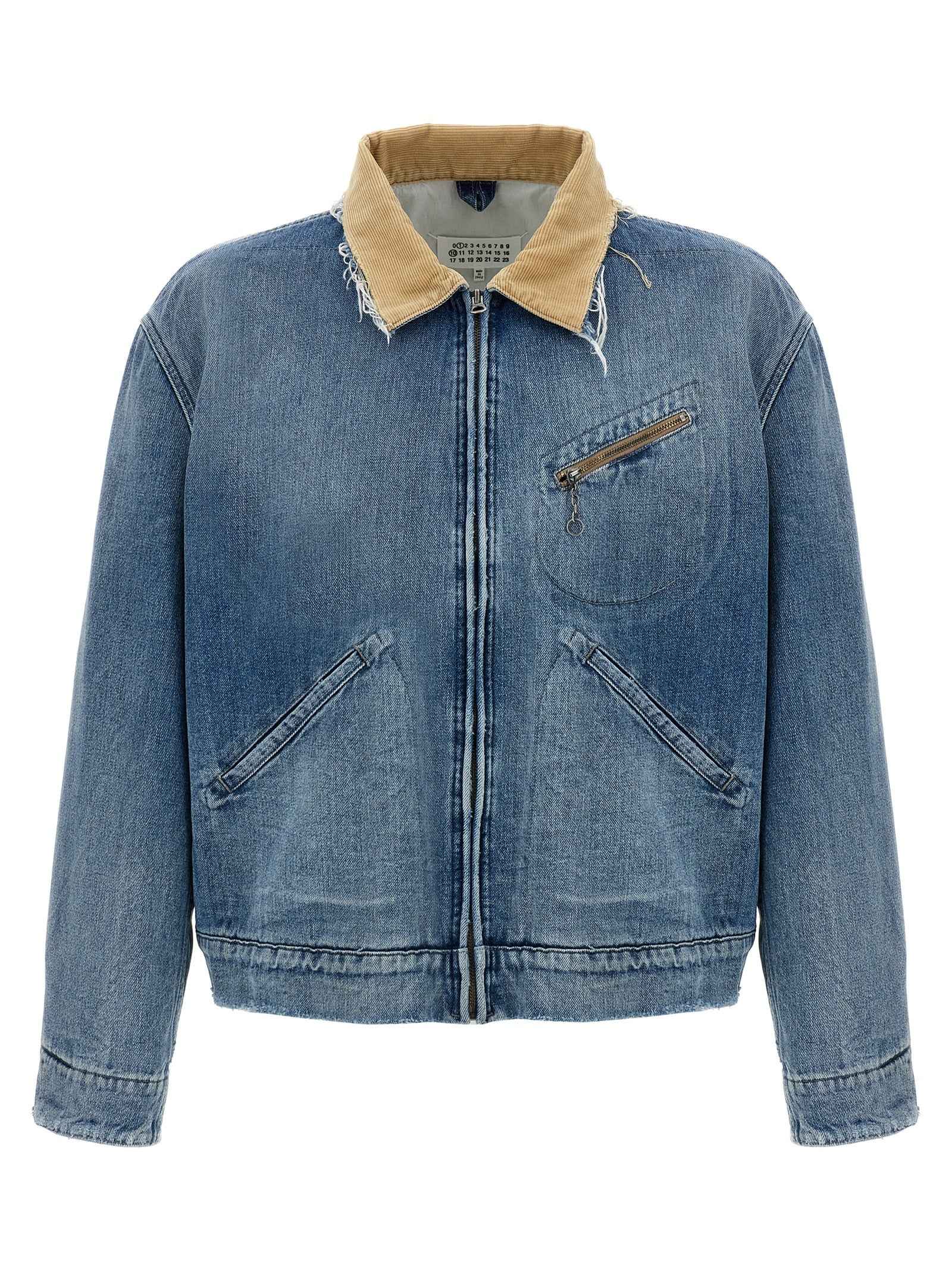 Maison Margiela Blue Cotton Denim Jacket
