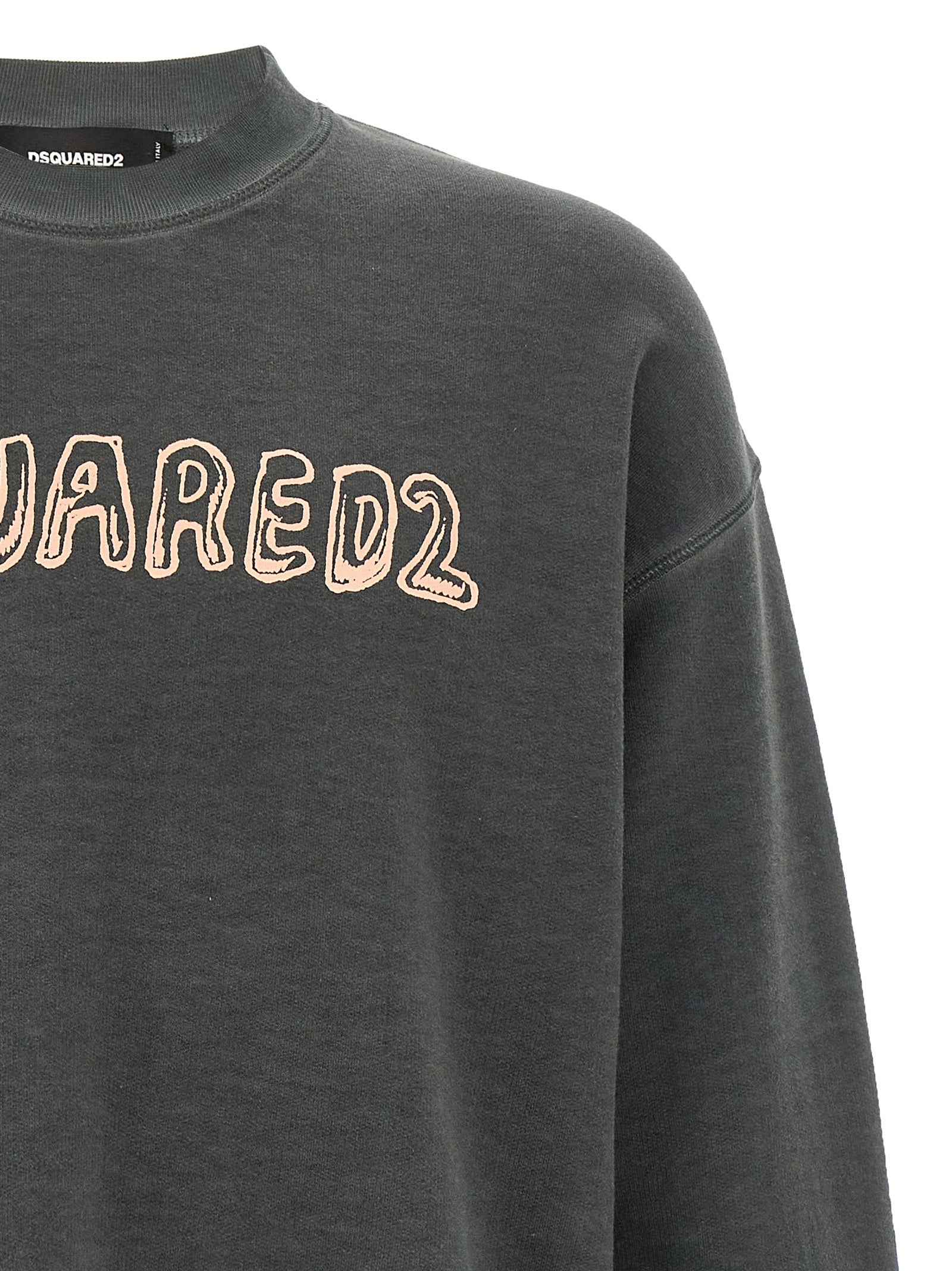 Dsquared² Gray Cotton Sweatshirt