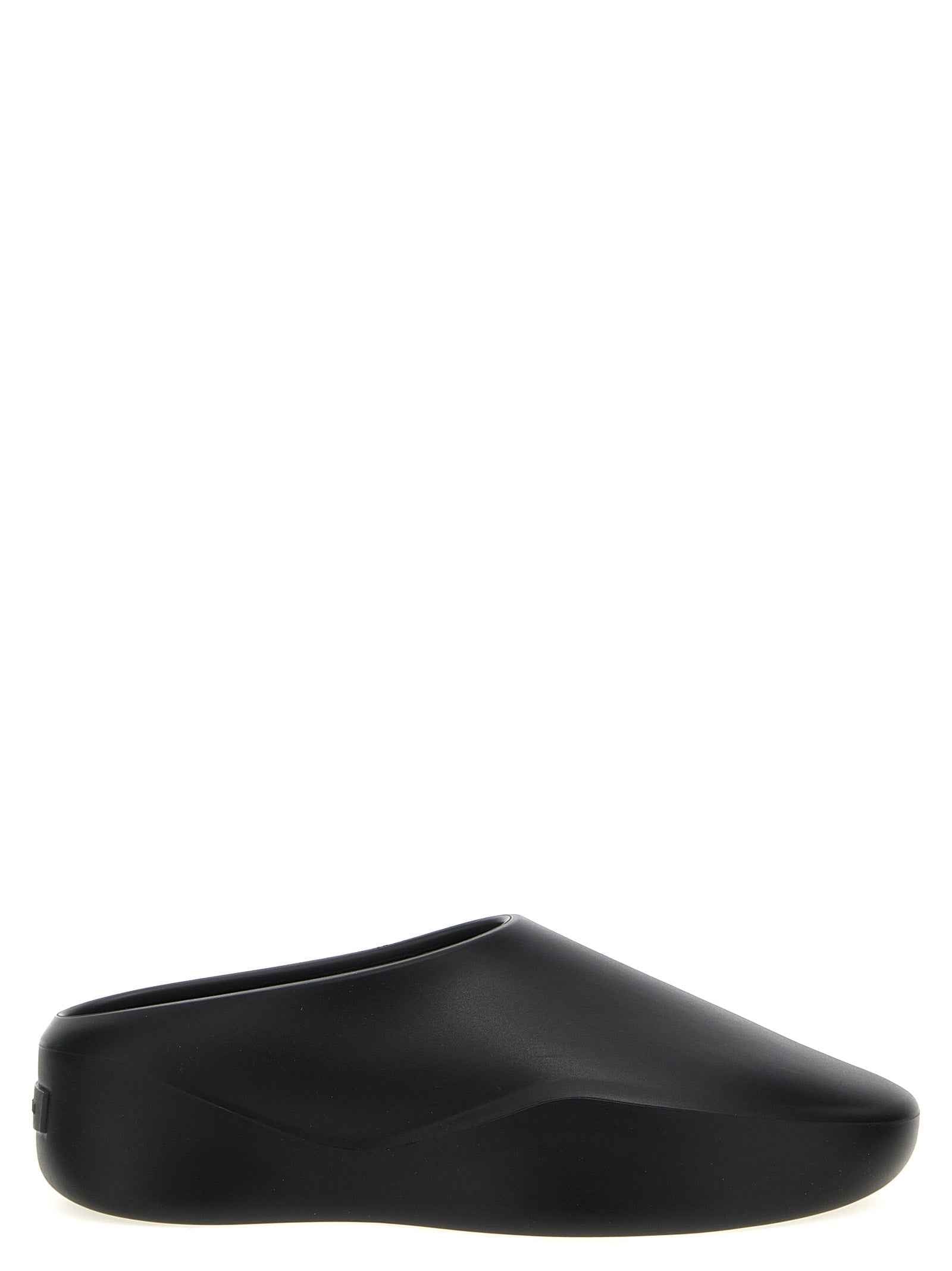 Fear Of God Black Rubber Clogs