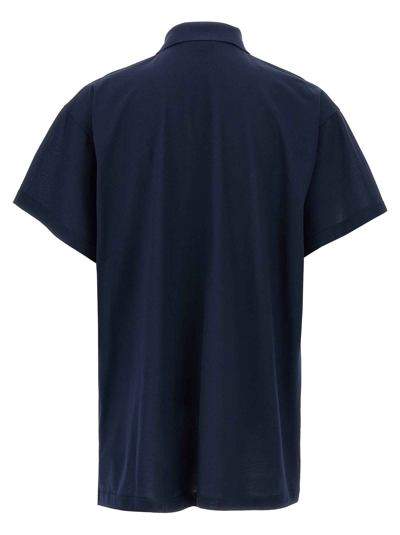 Balenciaga Blue Cotton Polo Shirt