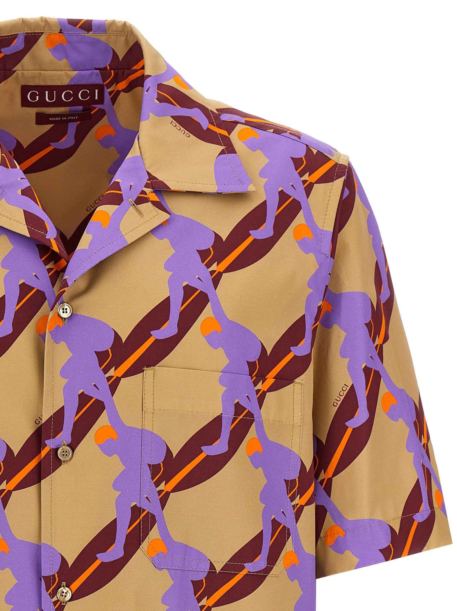 Gucci Multicolor Cotton Blouse