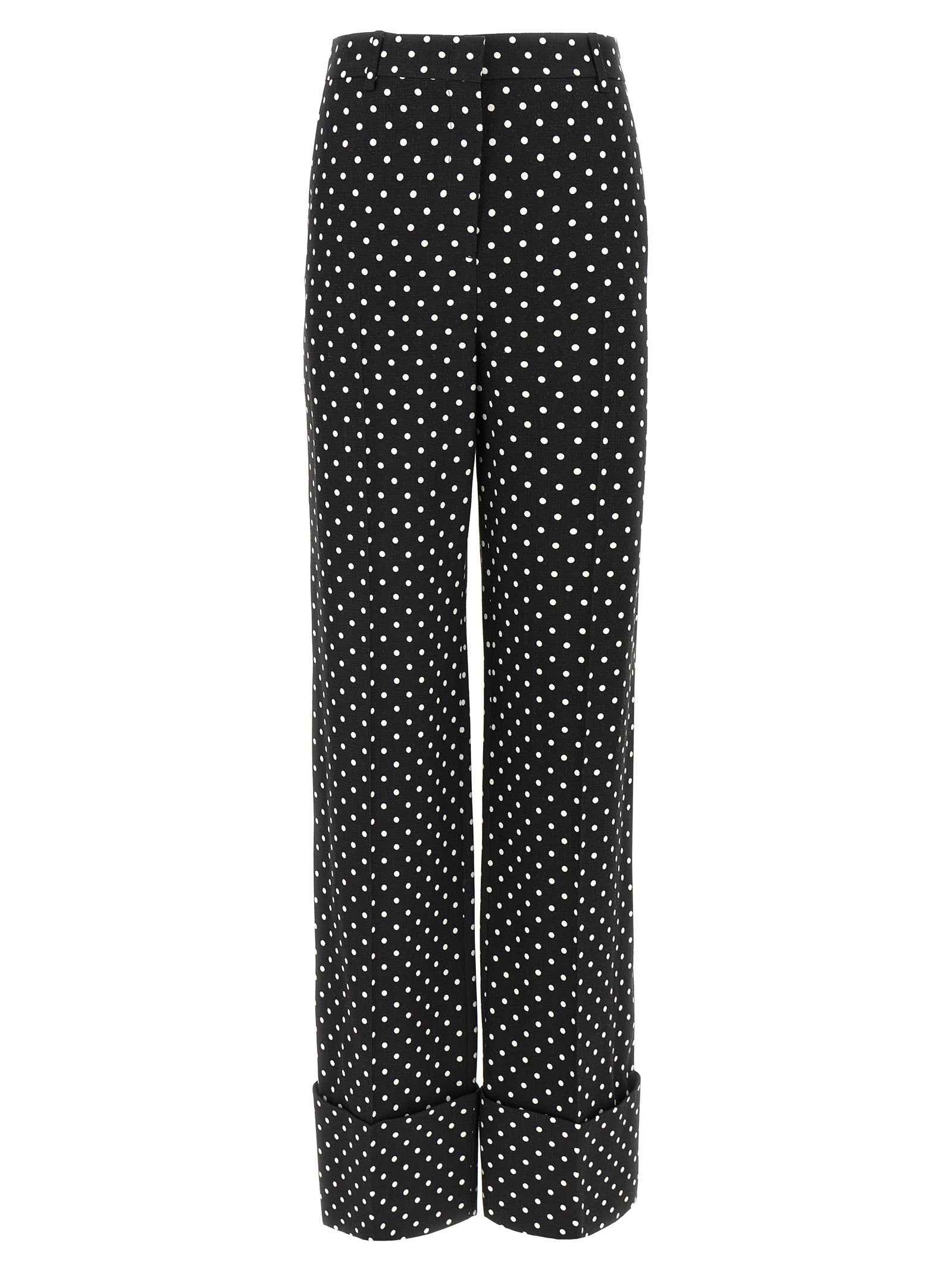 Valentino Garavani Bicolor Viscose Casual Pants