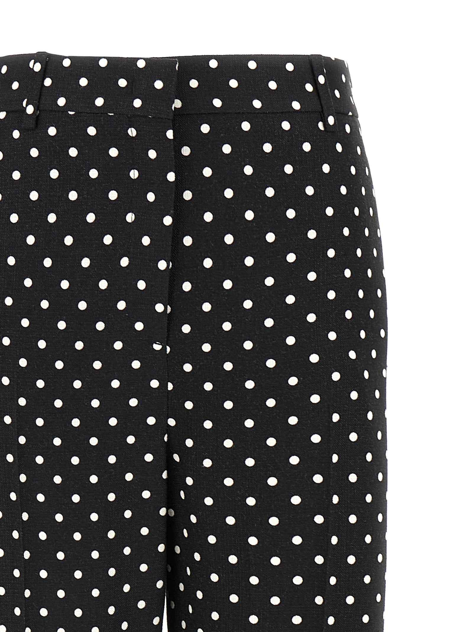 Valentino Garavani Bicolor Viscose Casual Pants