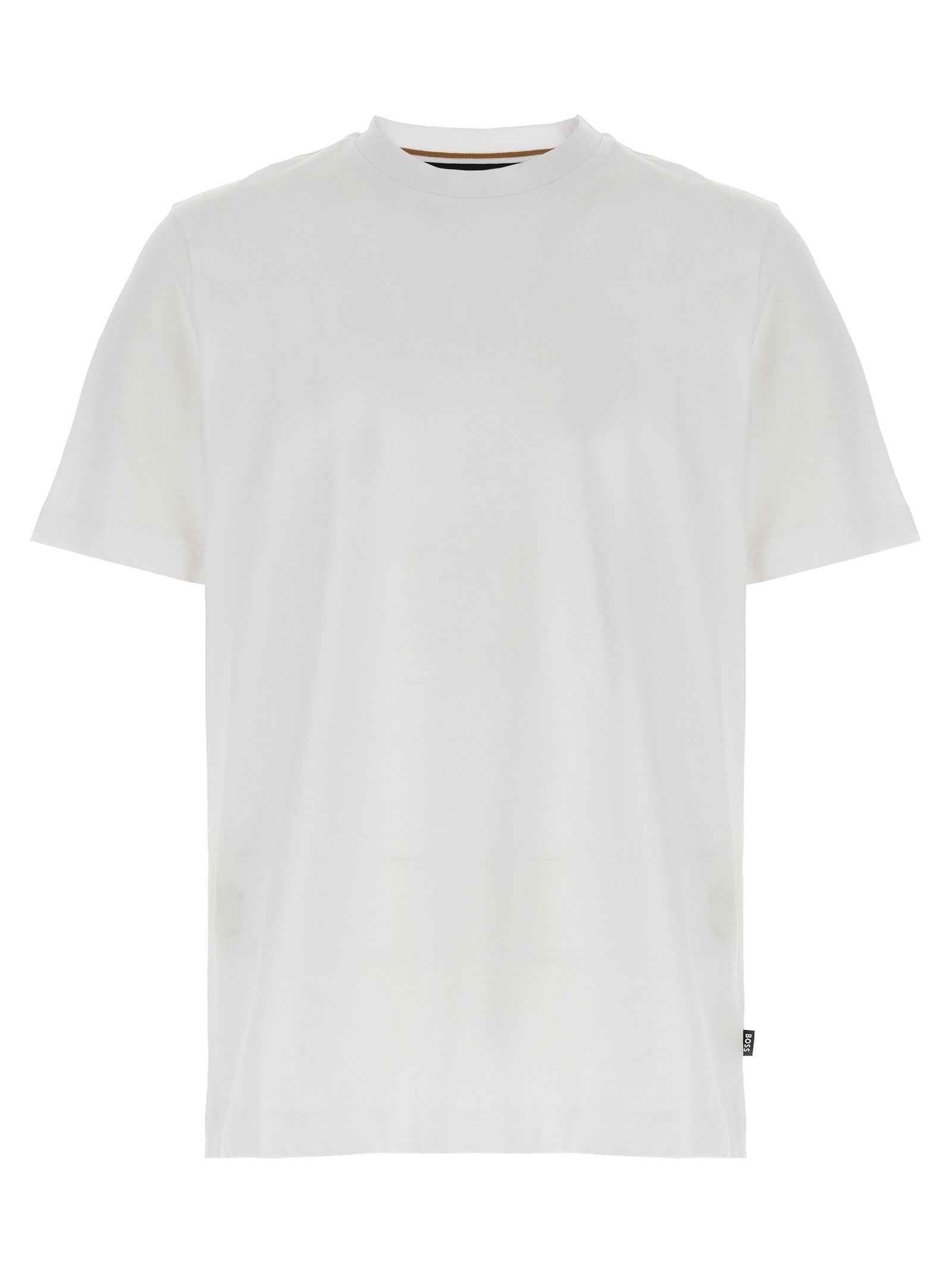 Hugo Boss White Cotton T-Shirt
