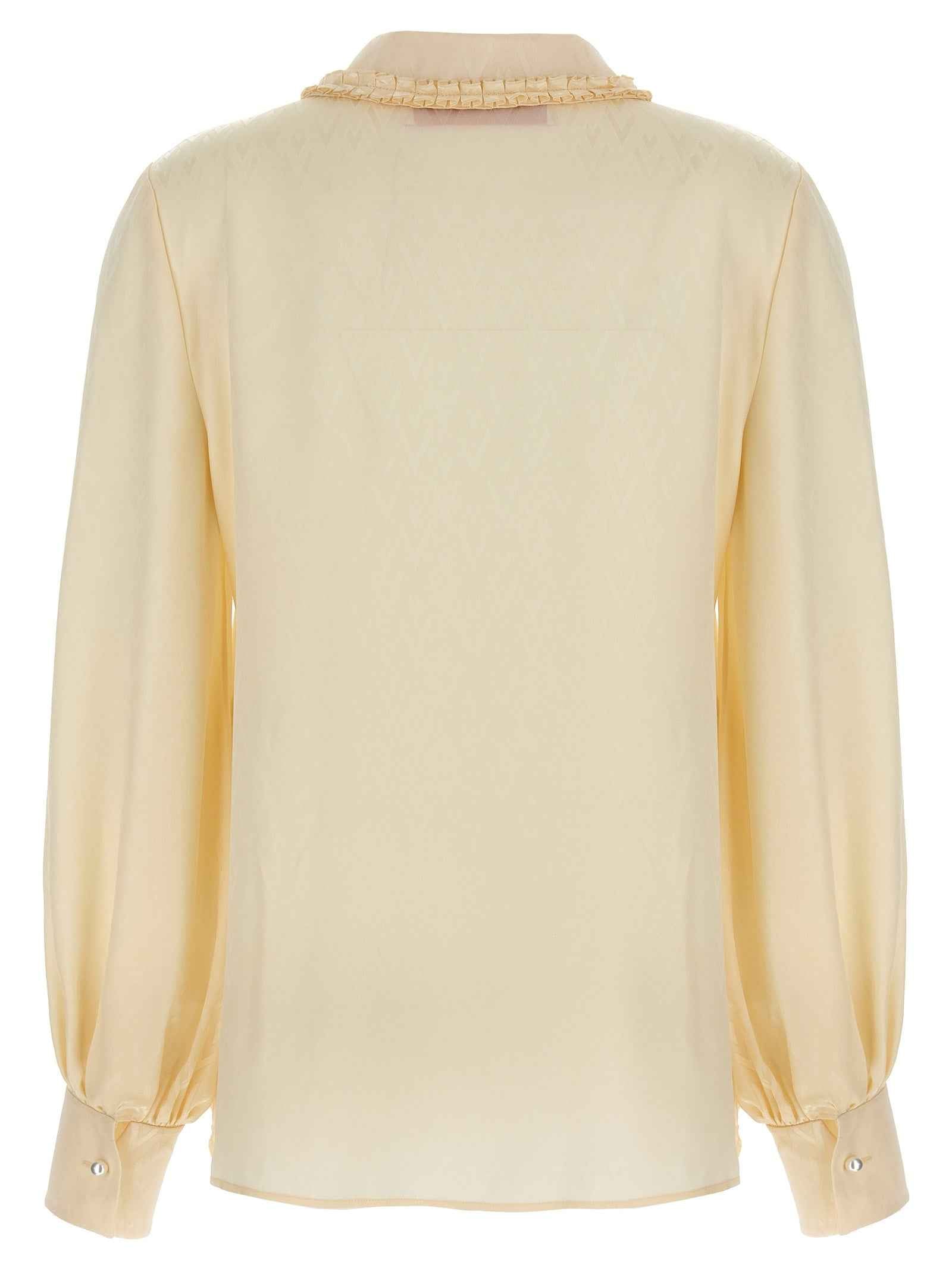 Valentino Garavani Beige Silk Blouse