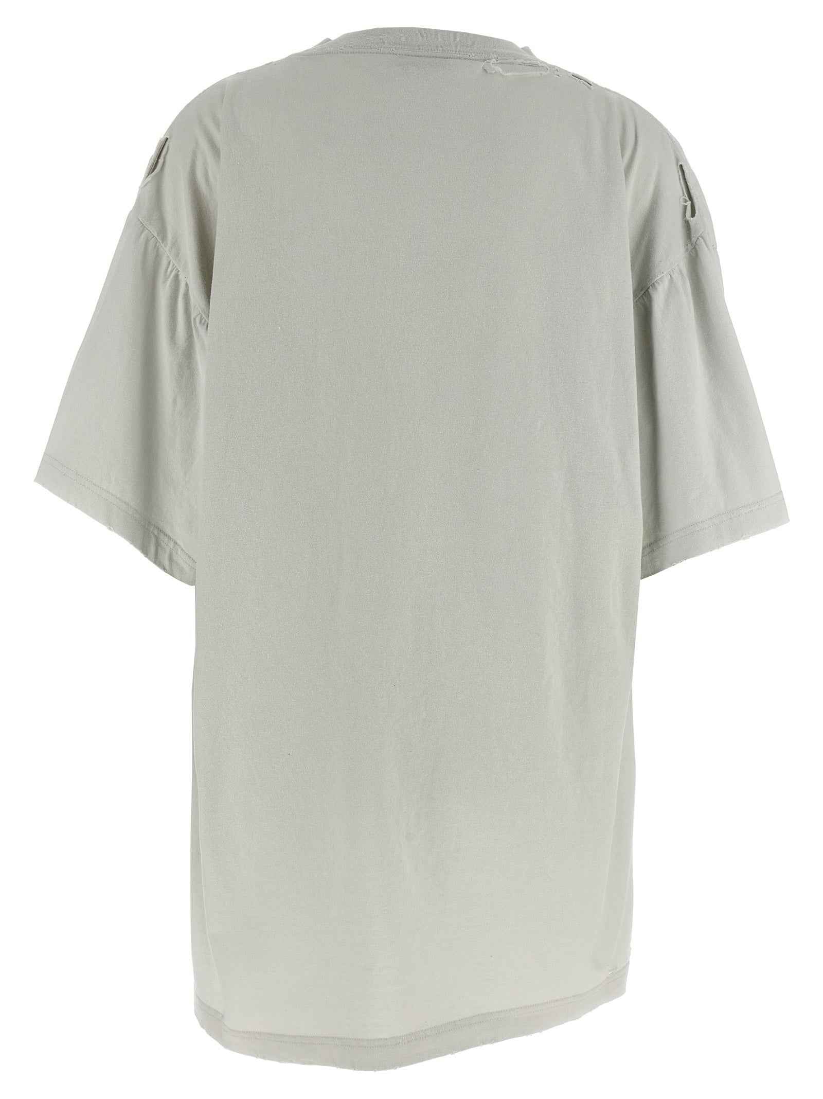 Balenciaga Gray Cotton T-Shirt