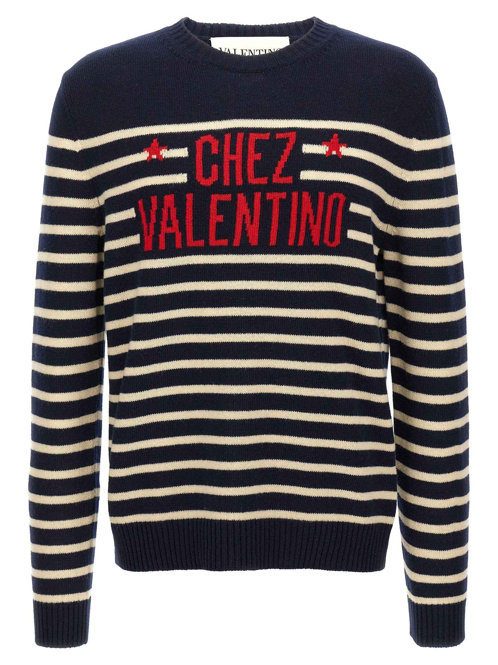Valentino Garavani Blue Virgin Wool Cardigan