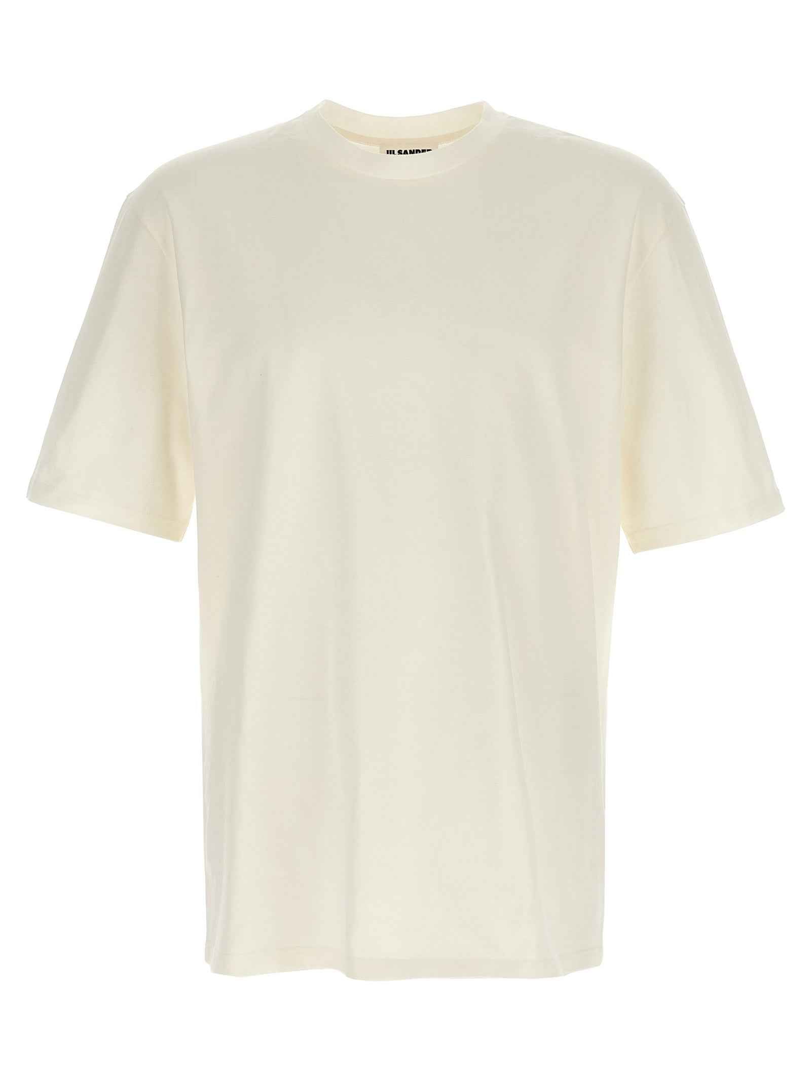 Jil Sander White Cotton Long Sleeve T-Shirt