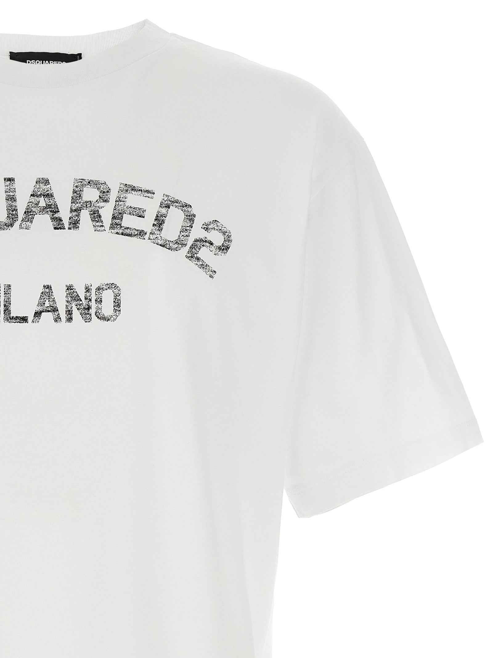 Dsquared² White Cotton T-Shirt