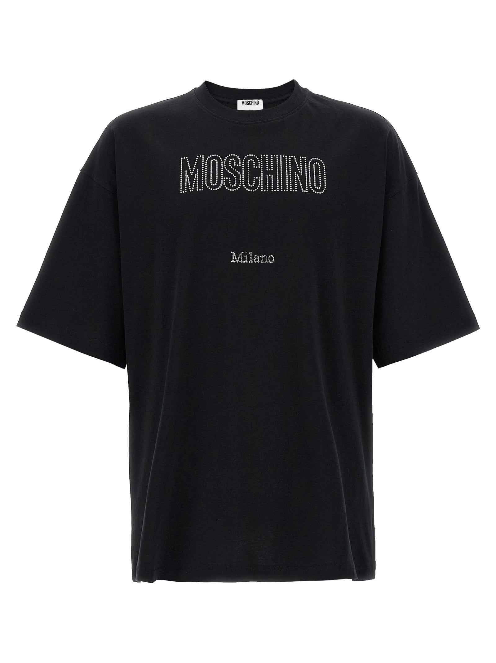 Moschino Black Cotton T-Shirt