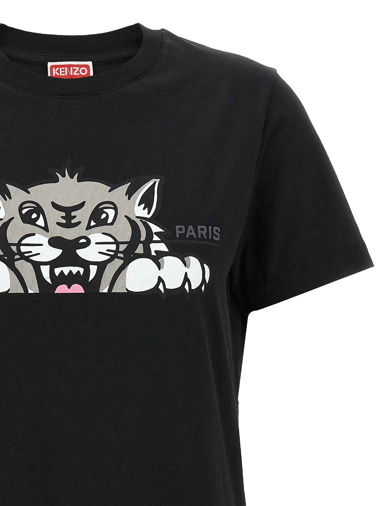 Kenzo Black Cotton T-Shirt
