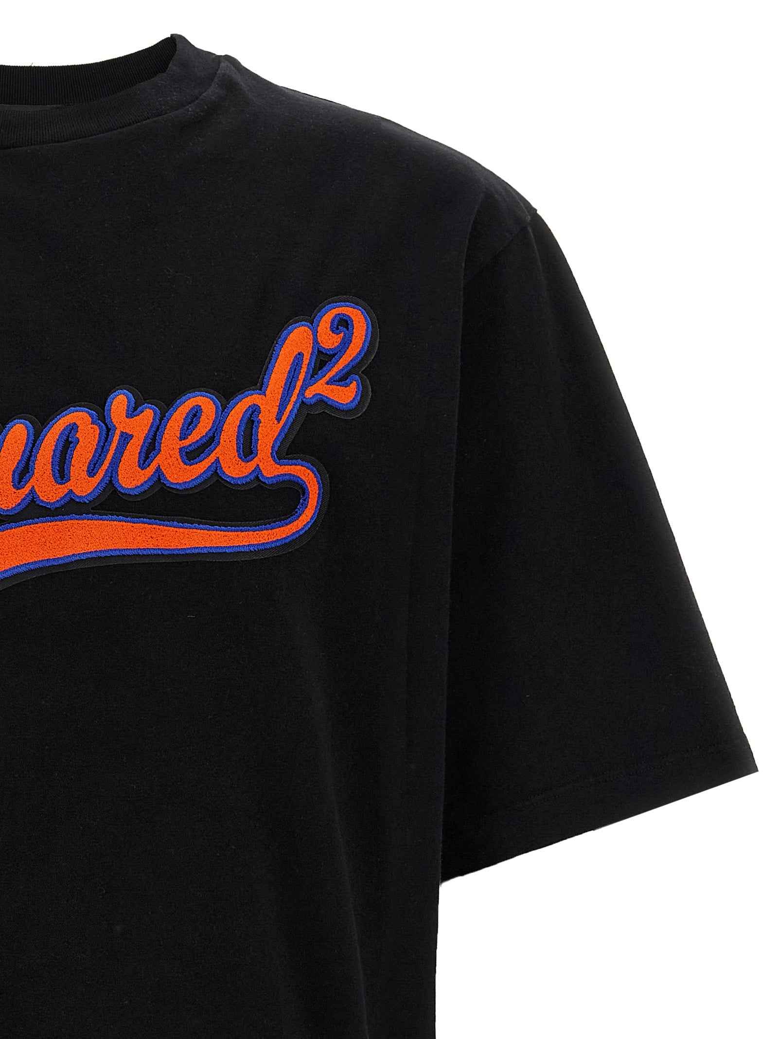 Dsquared² Black Cotton T-Shirt