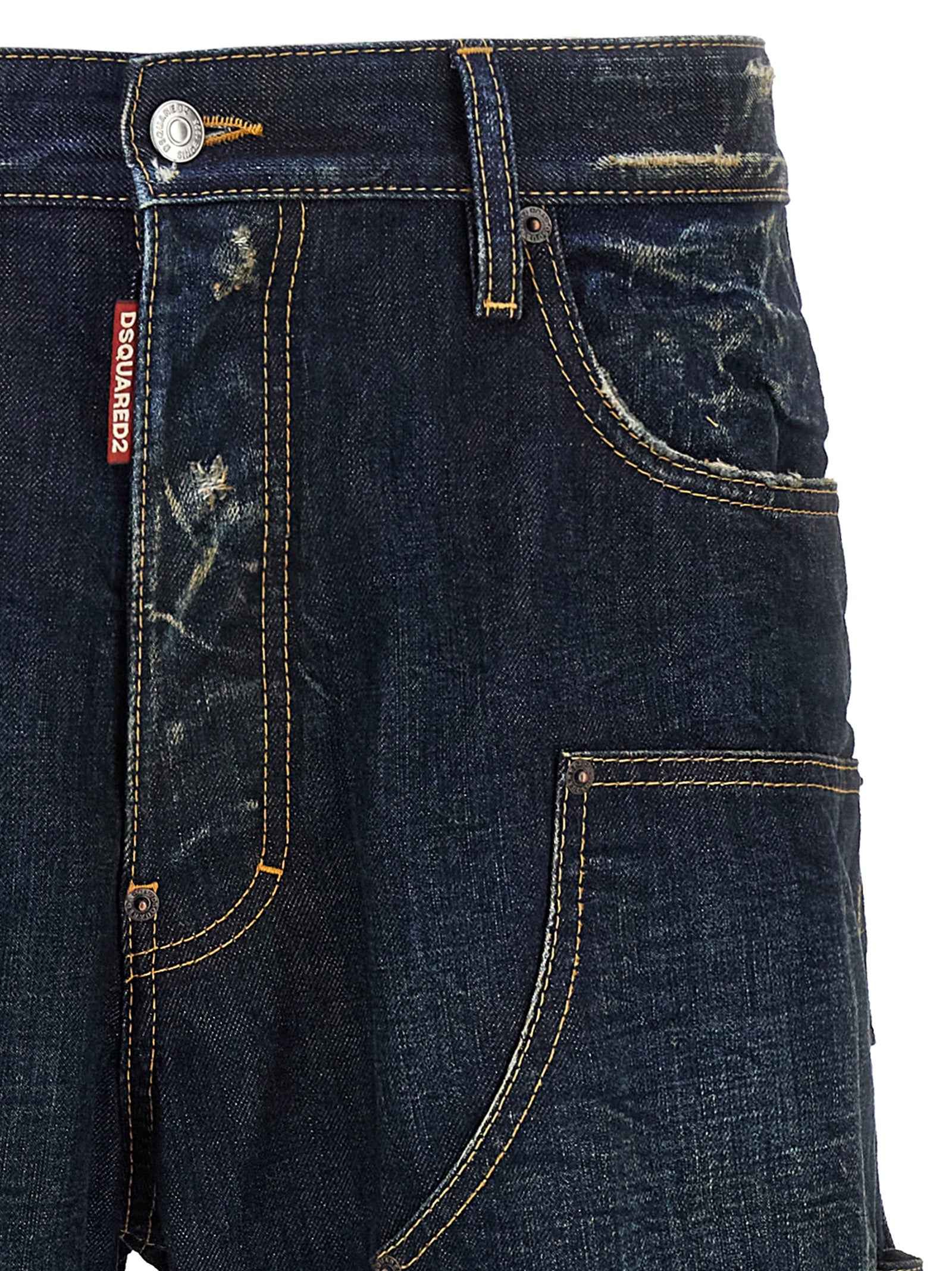 Dsquared² Blue Cotton Jeans Denim