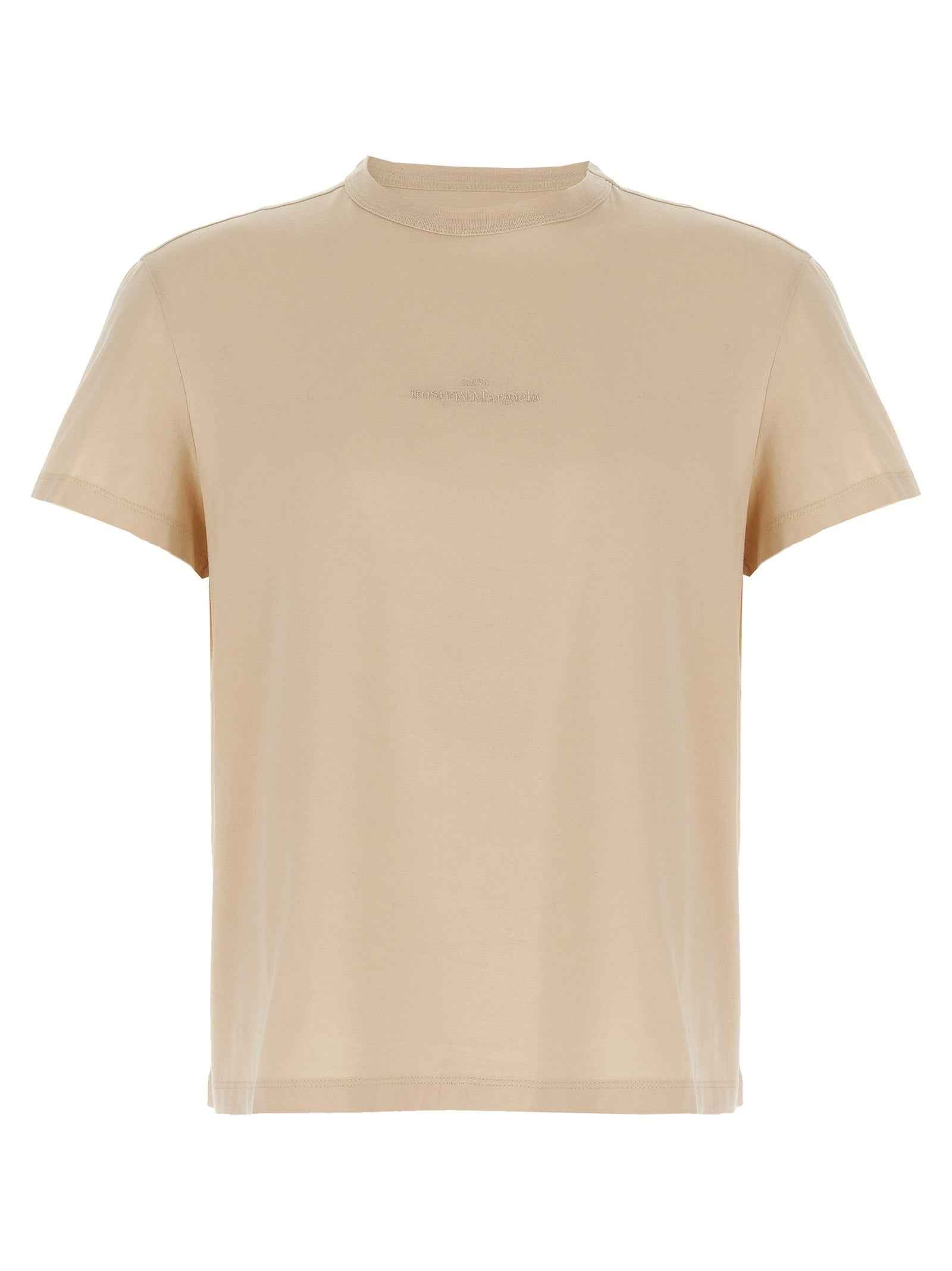 Maison Margiela Beige Cotton T-Shirt