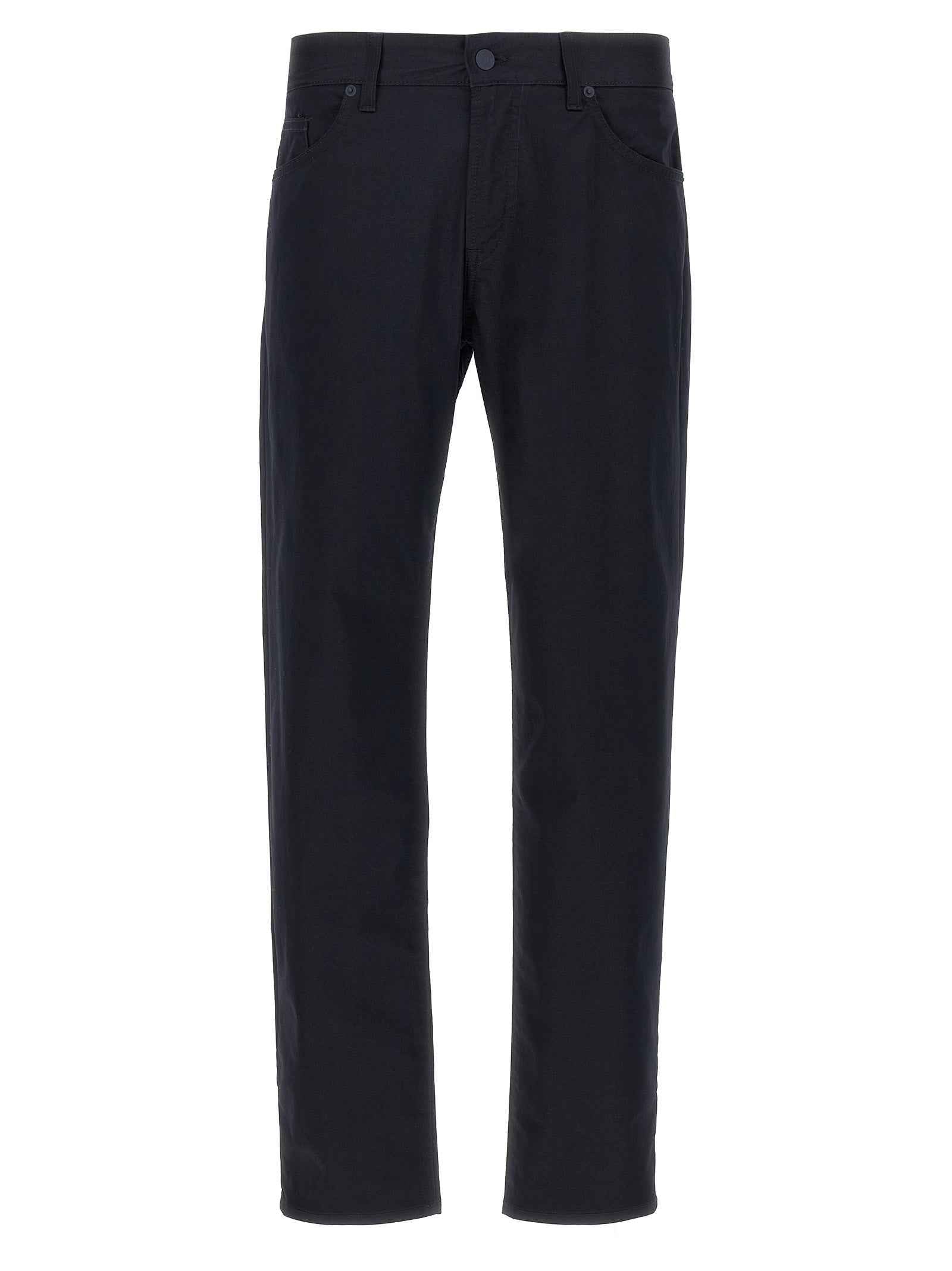 Hugo Boss Blue Cotton Casual Pants