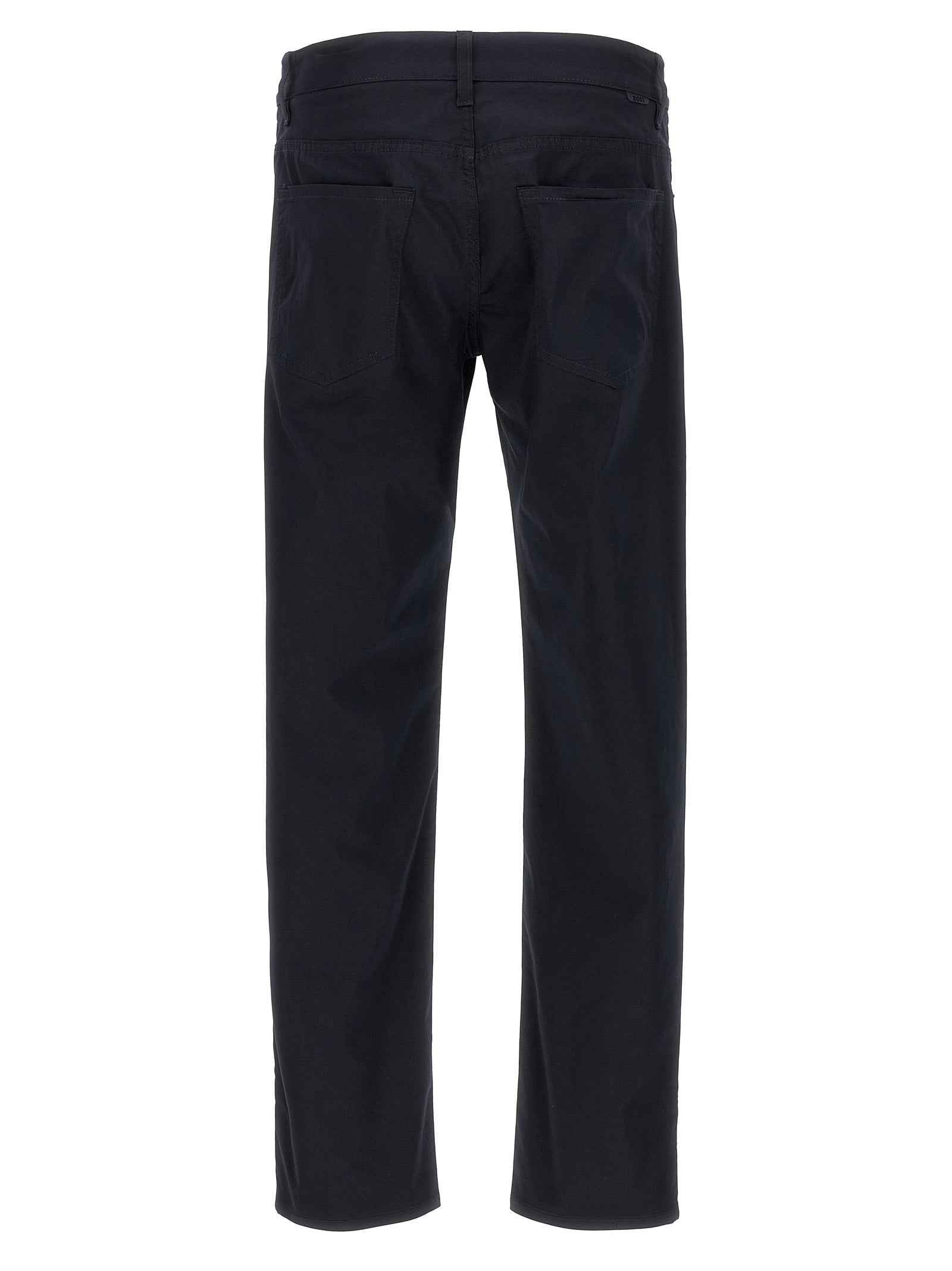 Hugo Boss Blue Cotton Casual Pants