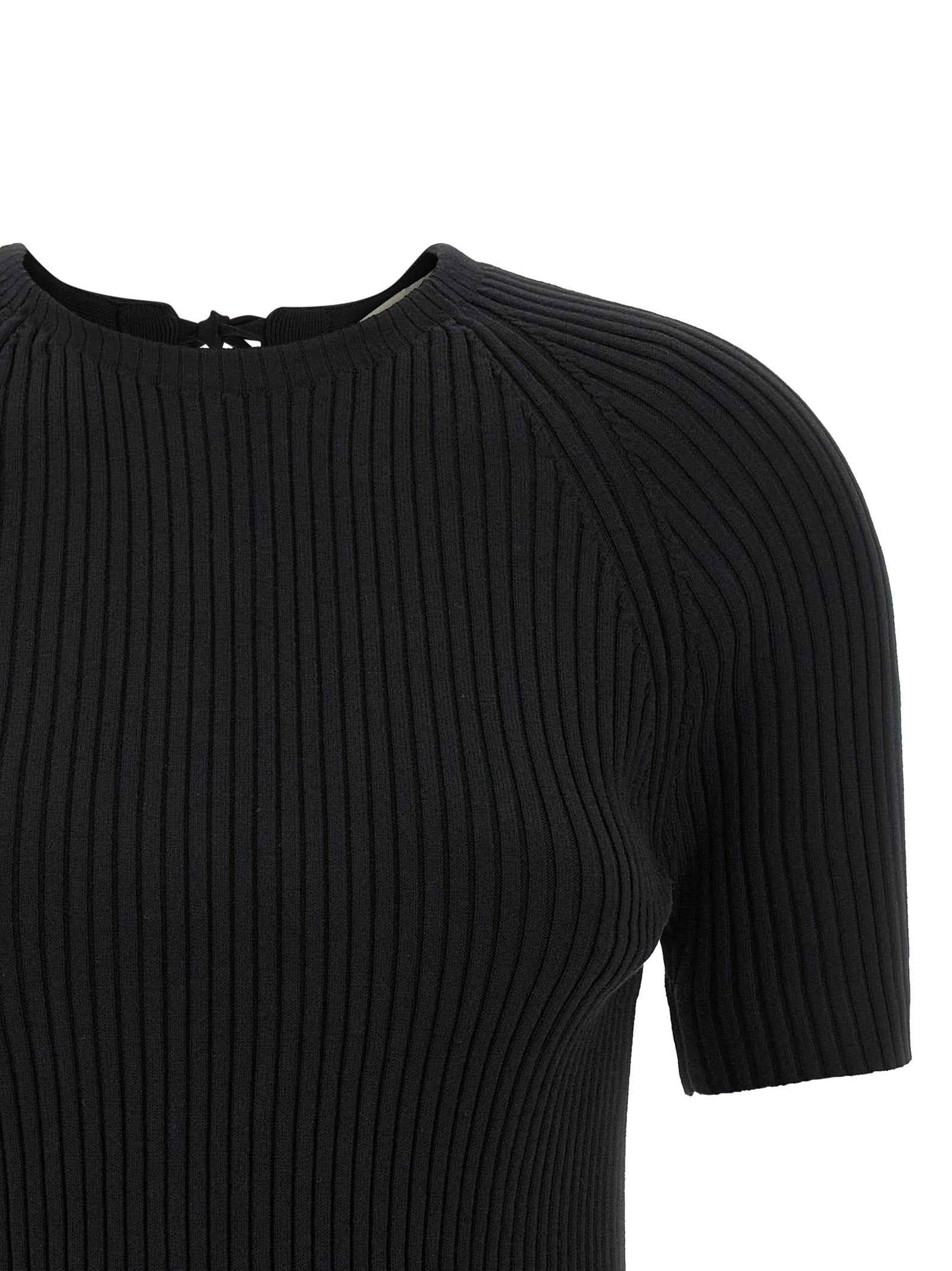 Tory Burch Black Cotton Cardigan