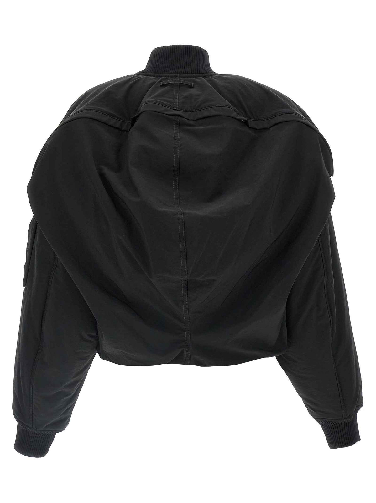 Jean Paul Gaultier Black Polyethylene Bomber